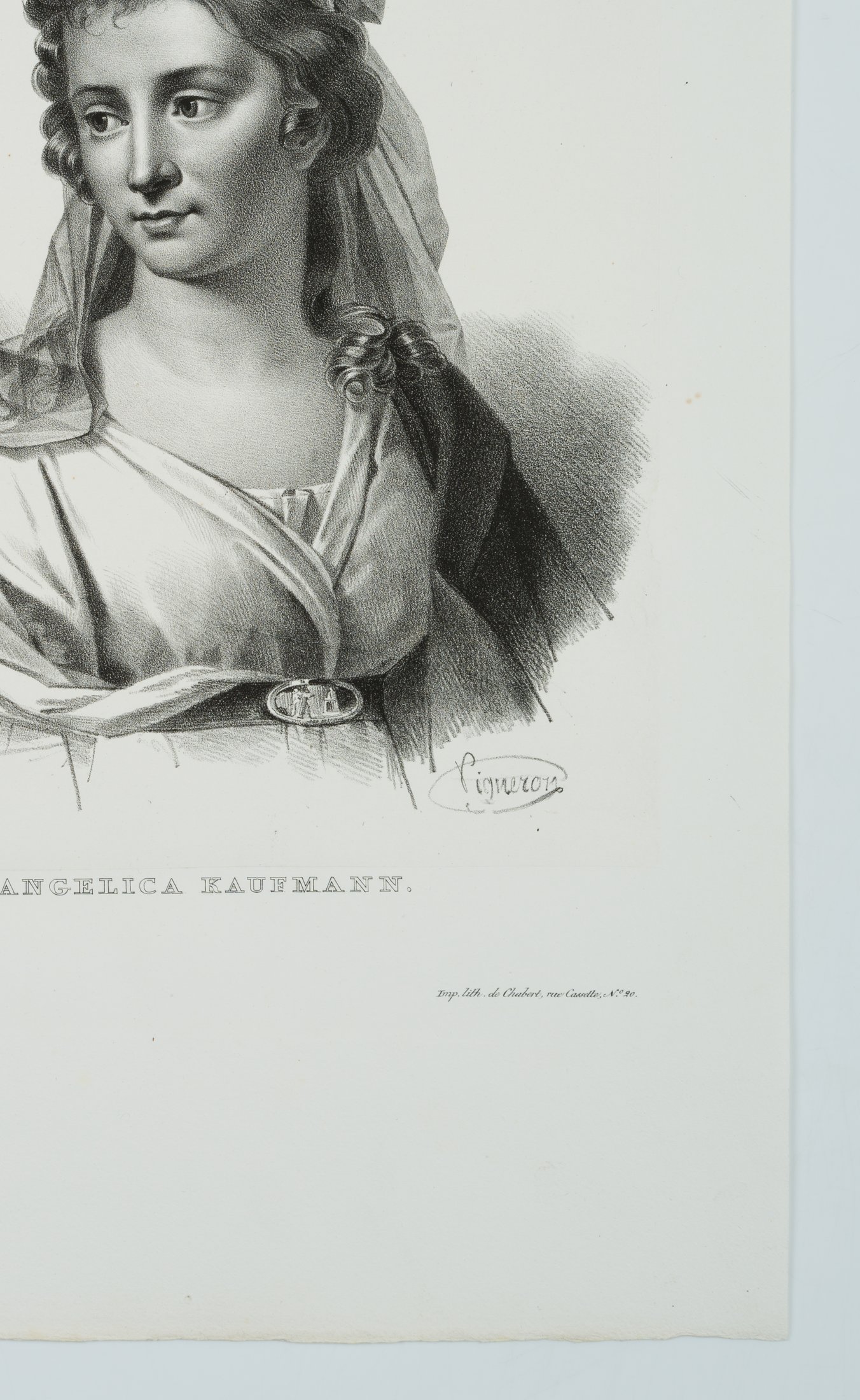 Porträt der Malerin Angelika Kauffmann (1741-1807)