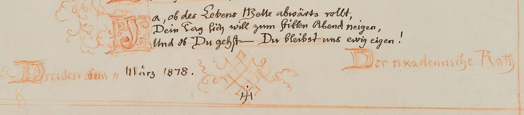Abschiedsgruß an Ludwig Richter