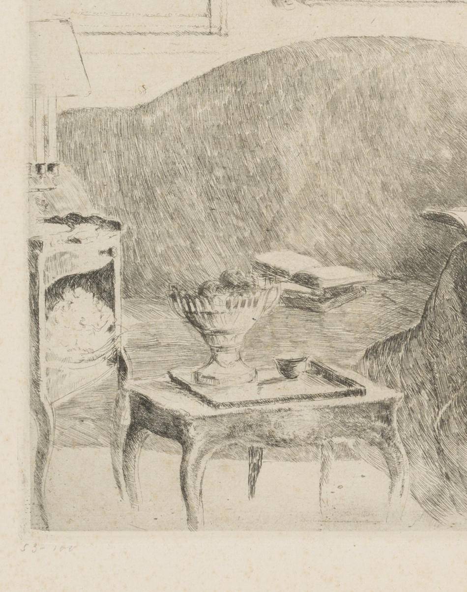 Porträt des Kunsthistorikers Charles F. Förster bei der Lektüre