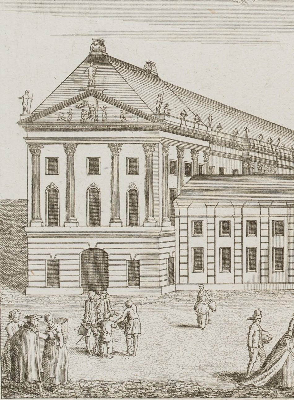 Ansicht des Hauptportals des Stadtschlosses in Potsdam