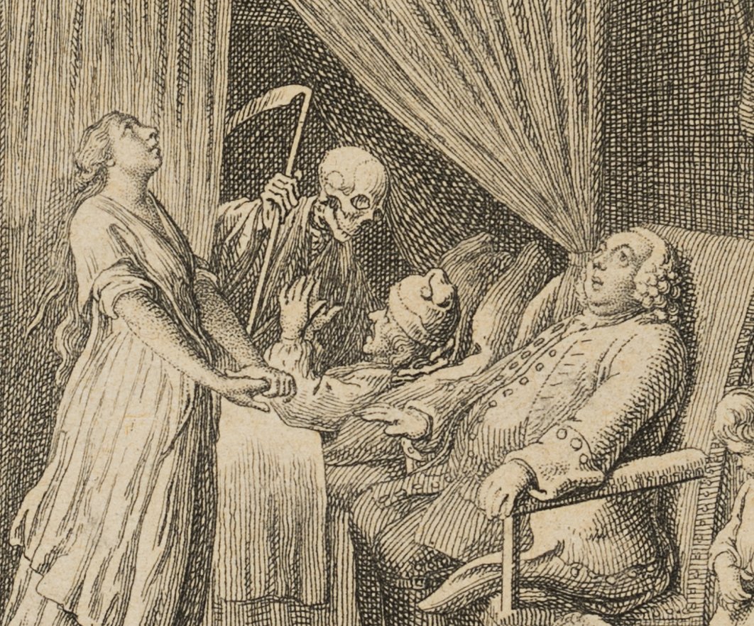 Der Tod am Krankenbette