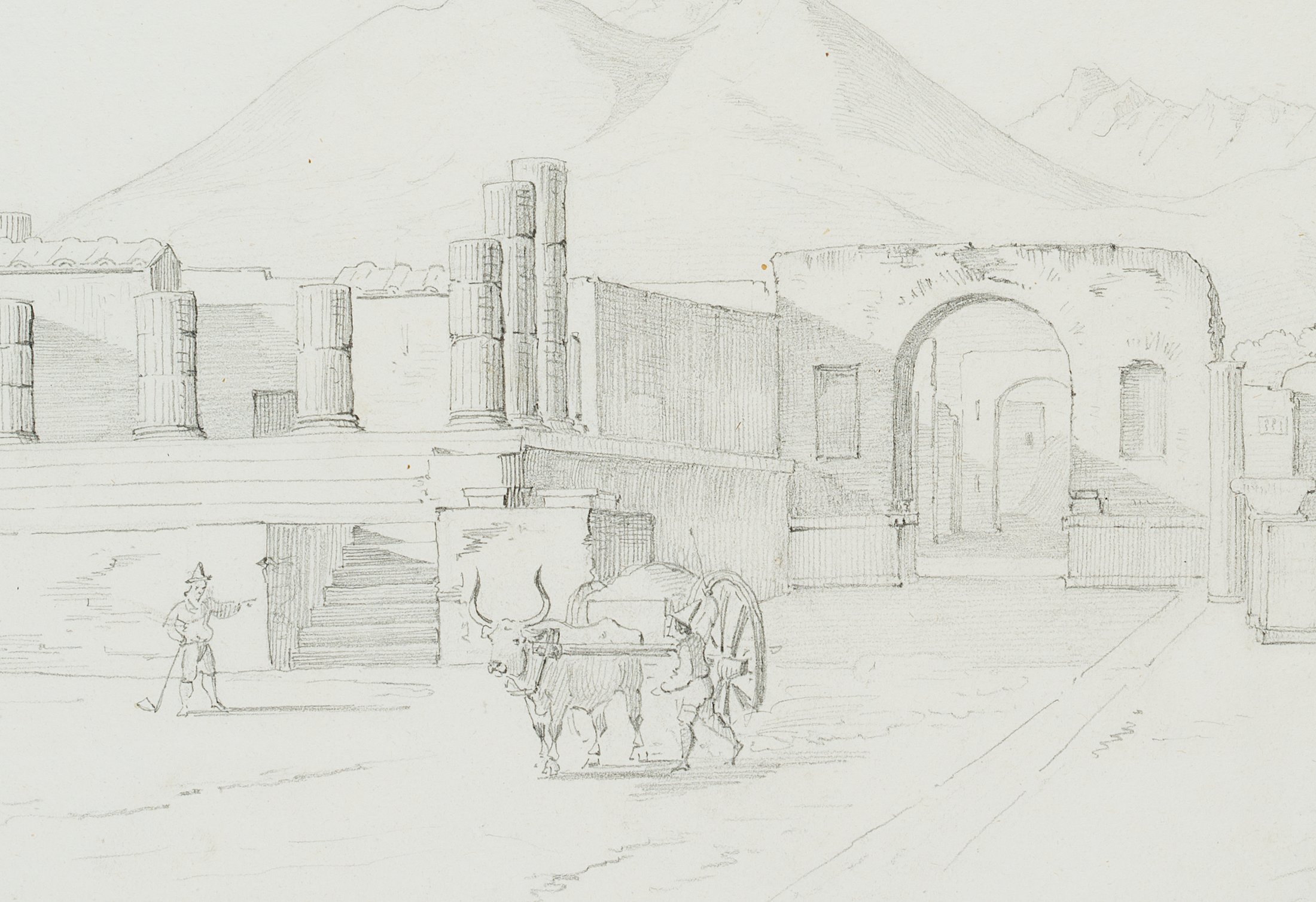 Tempel des Jupiter in Pompei