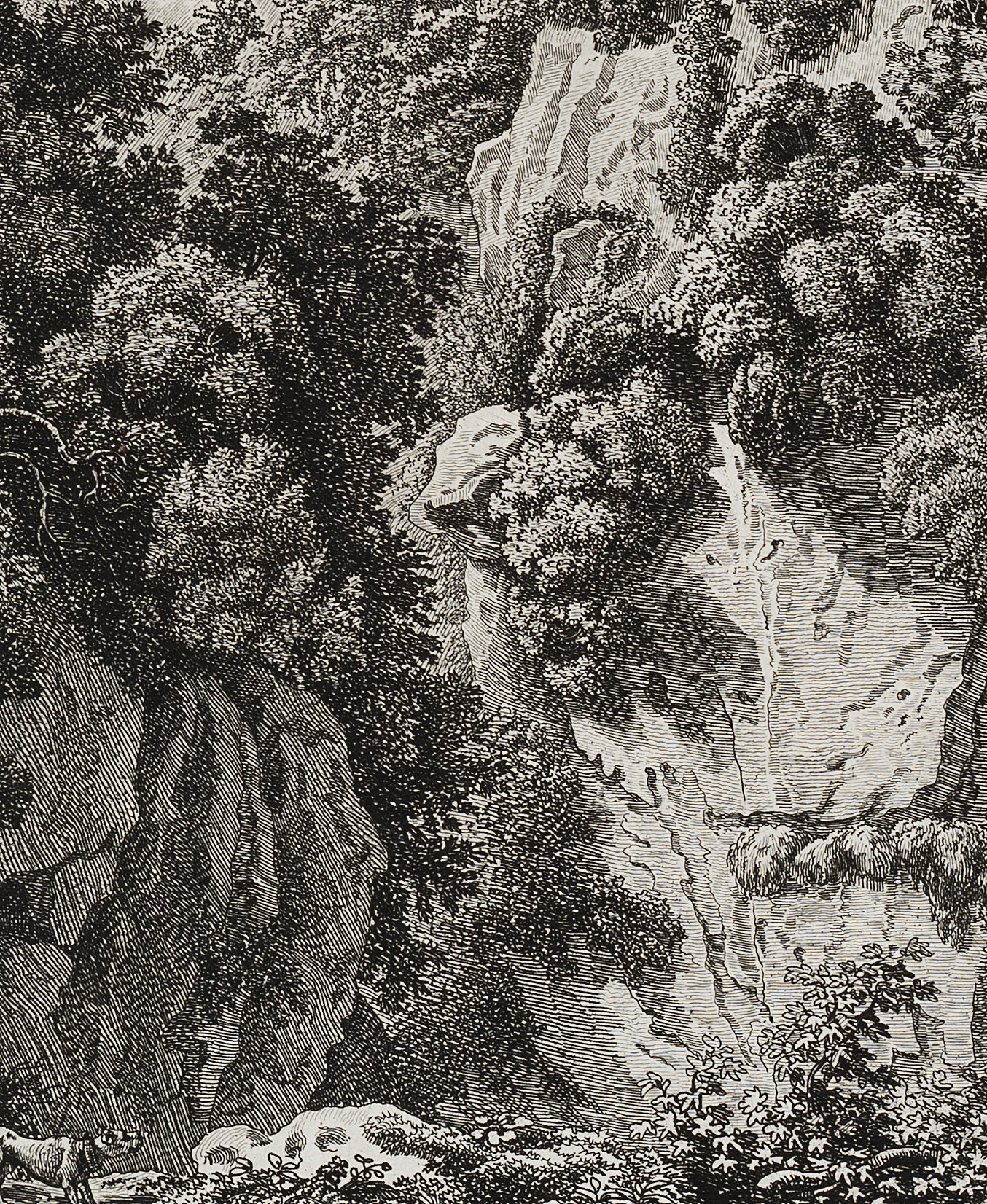 Die Tempel der Vesta und der Sybille in Tivoli