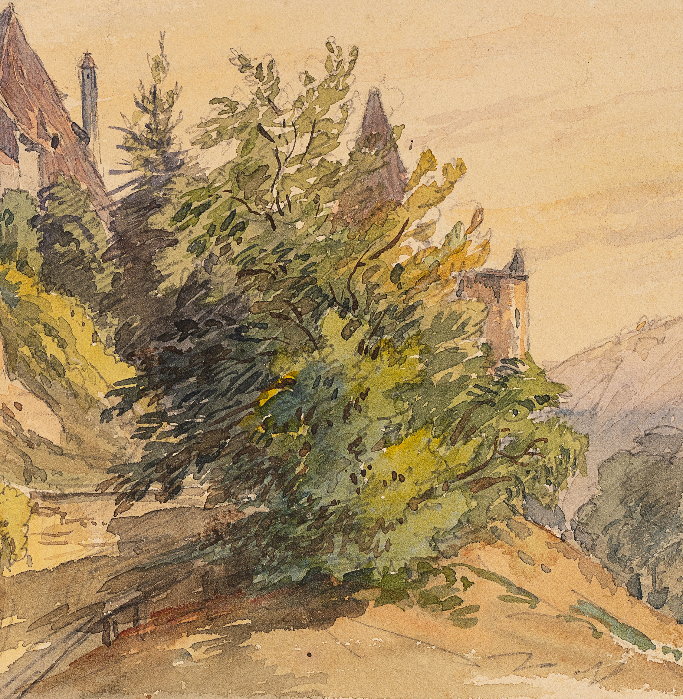 Röhrenkehrerturm und Zimmermeisterturm in der Festung Burghausen