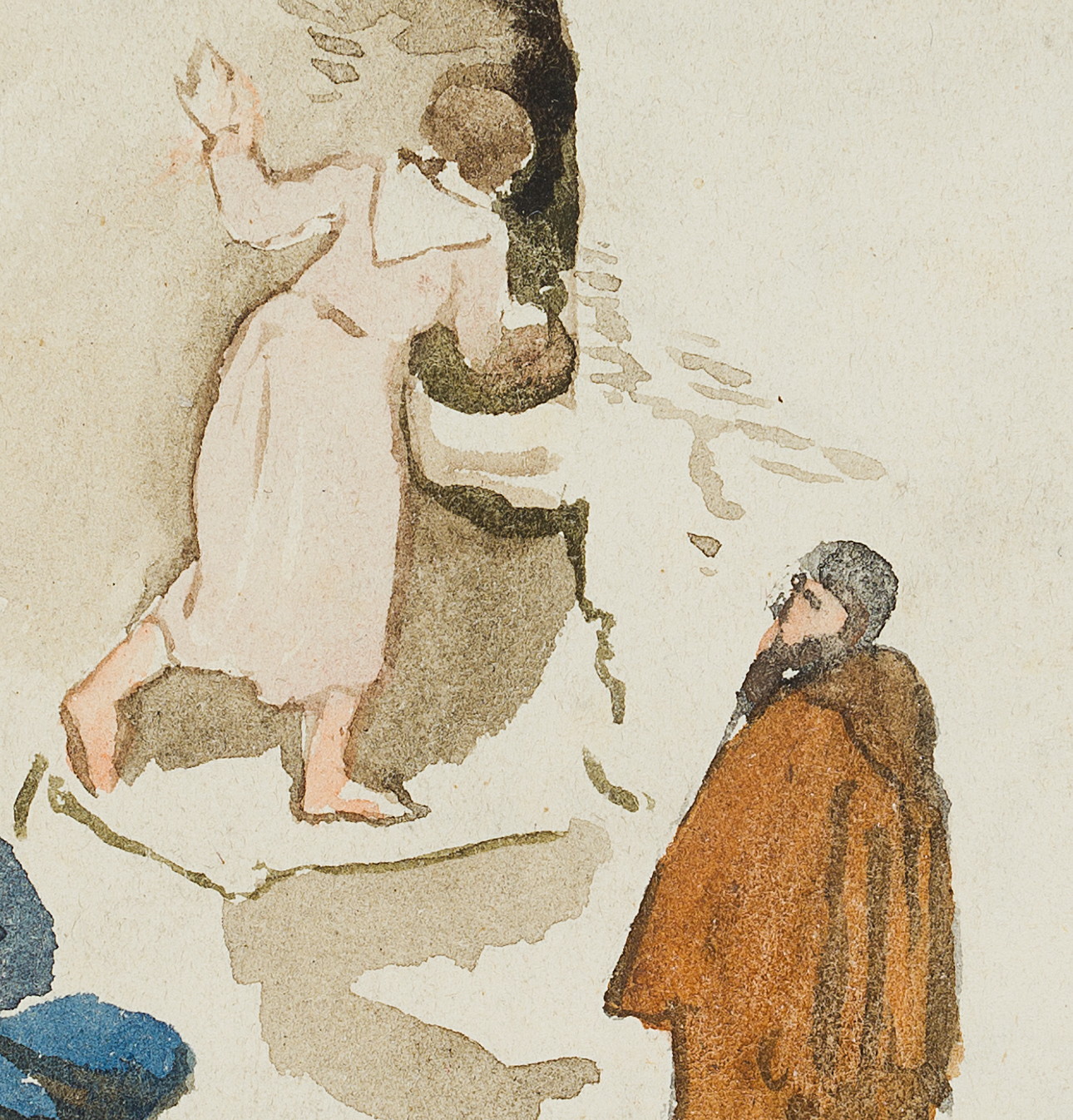 Figuren bei einem Kloster