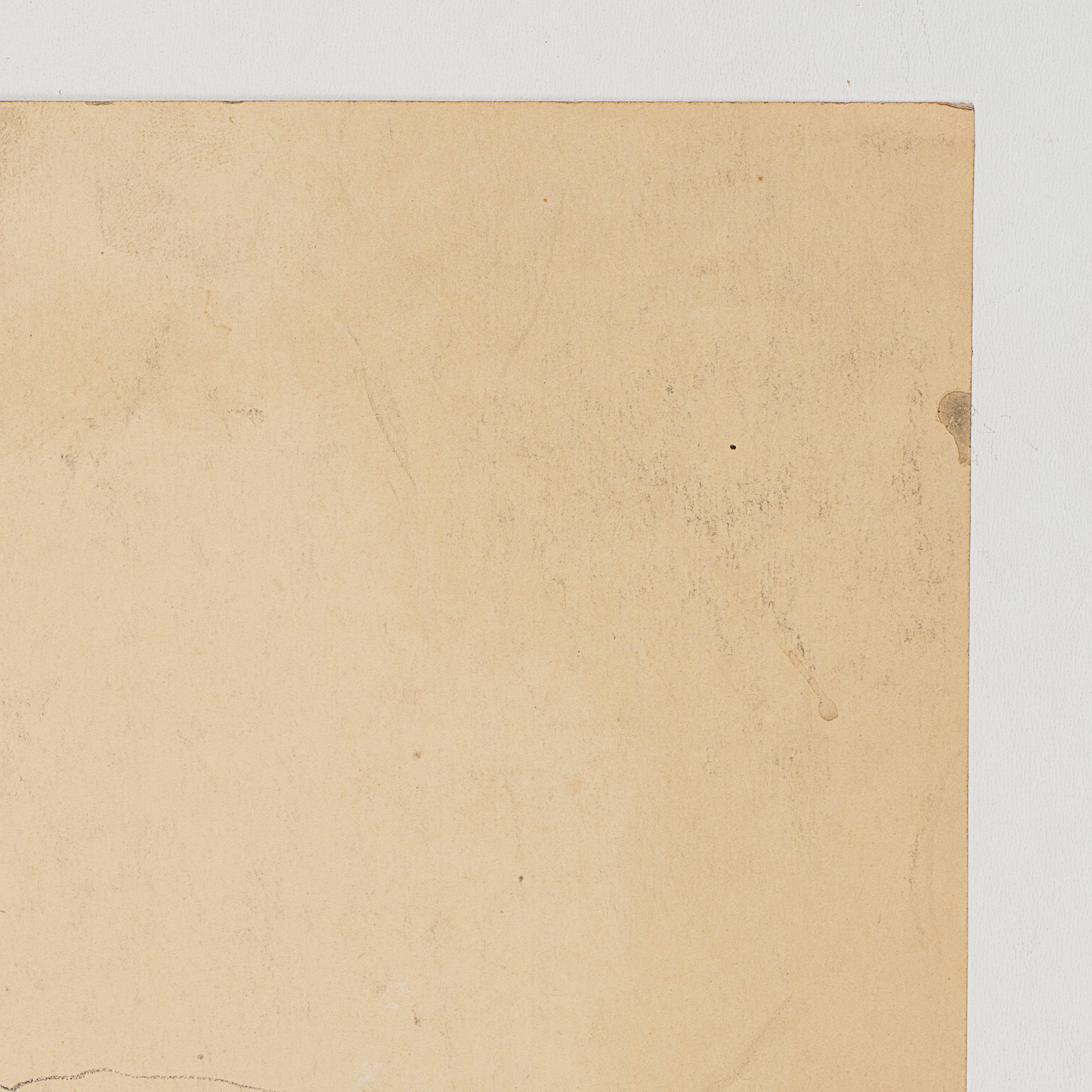 Doppelseitiges Blatt mit Landschaftsskizzen