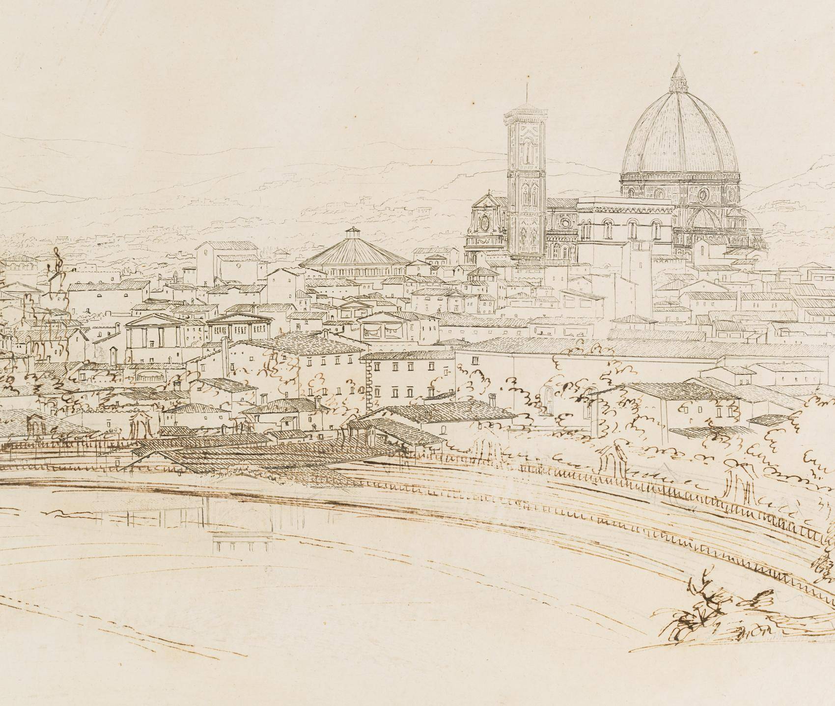 Blick auf Florenz vom Boboli-Garten aus