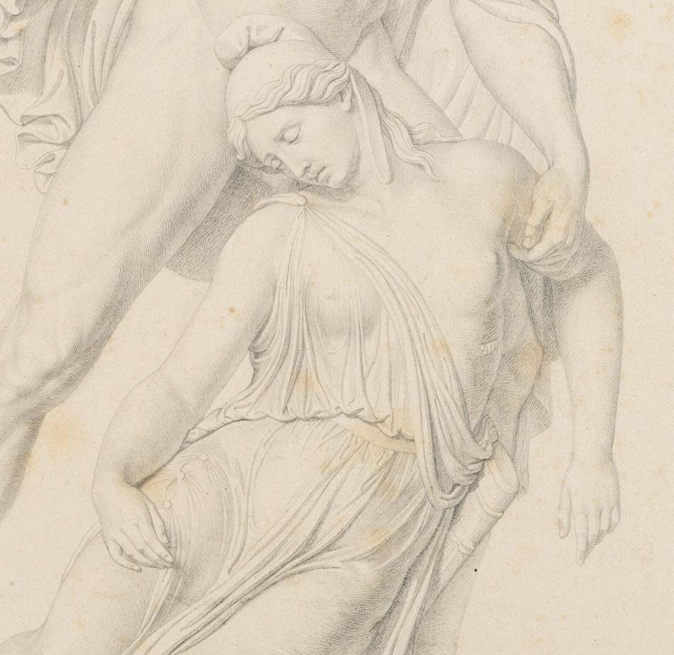Nach Rudolf Schadow, Skulptur Achilles und Penthesilea