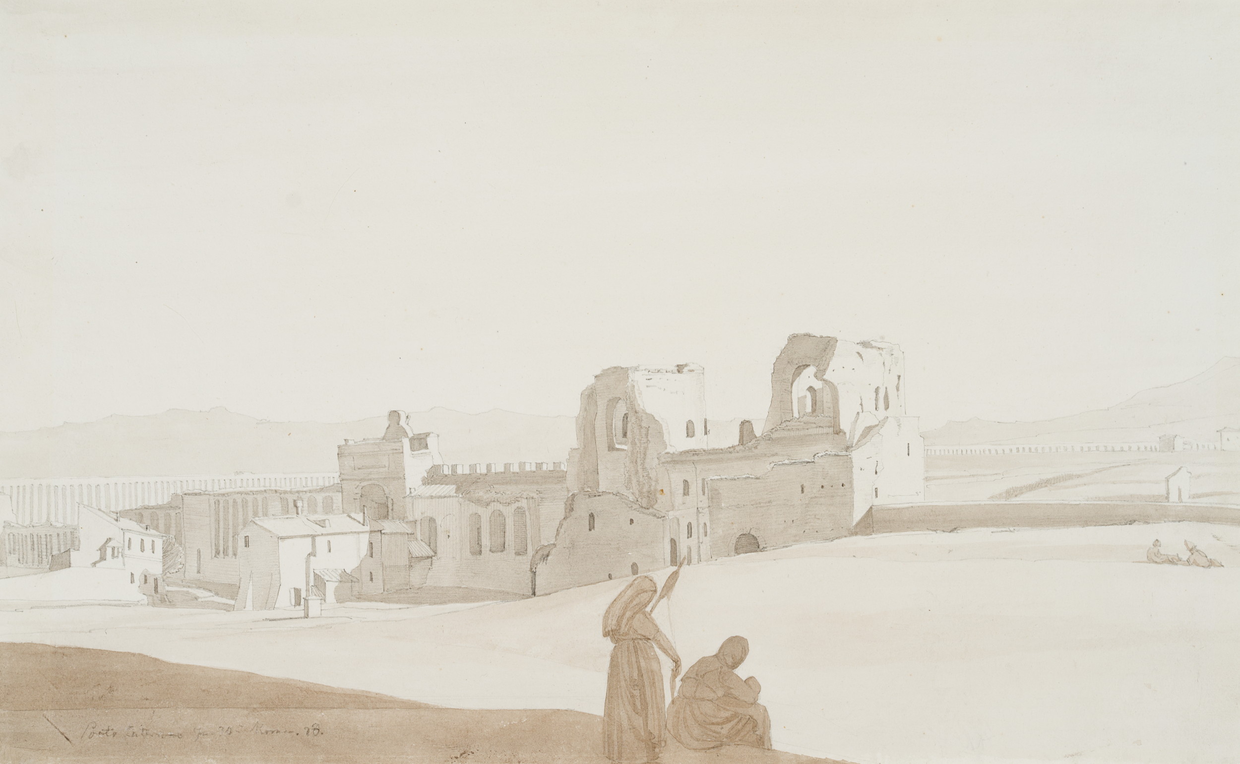 Ruinen der Porta San Giovanni in Rom