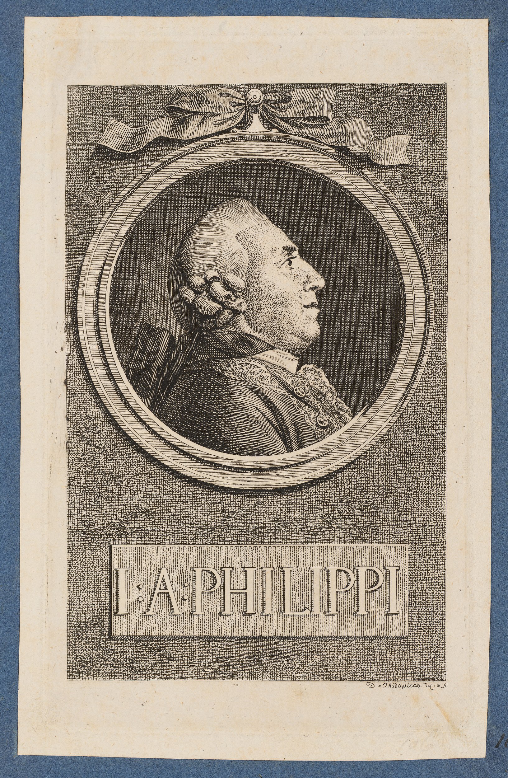 Porträt von Johann Albrecht Philippi