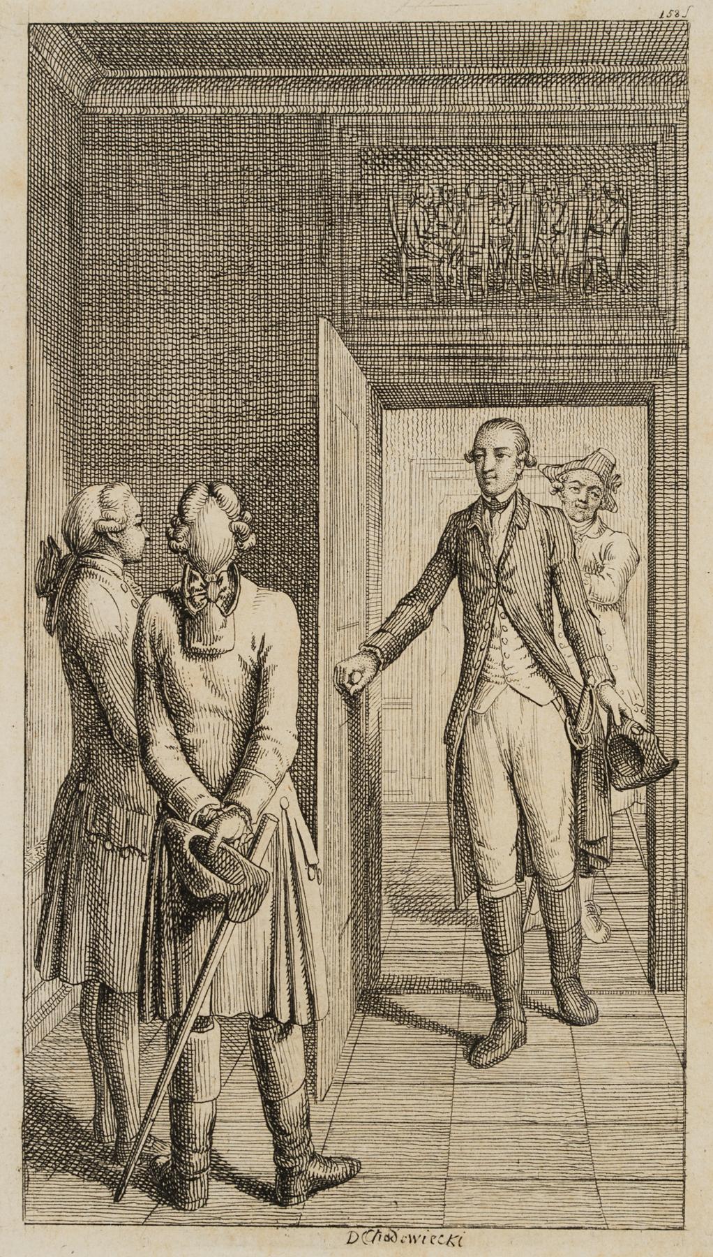Goethe in seinem Speisehause zu Straßburg