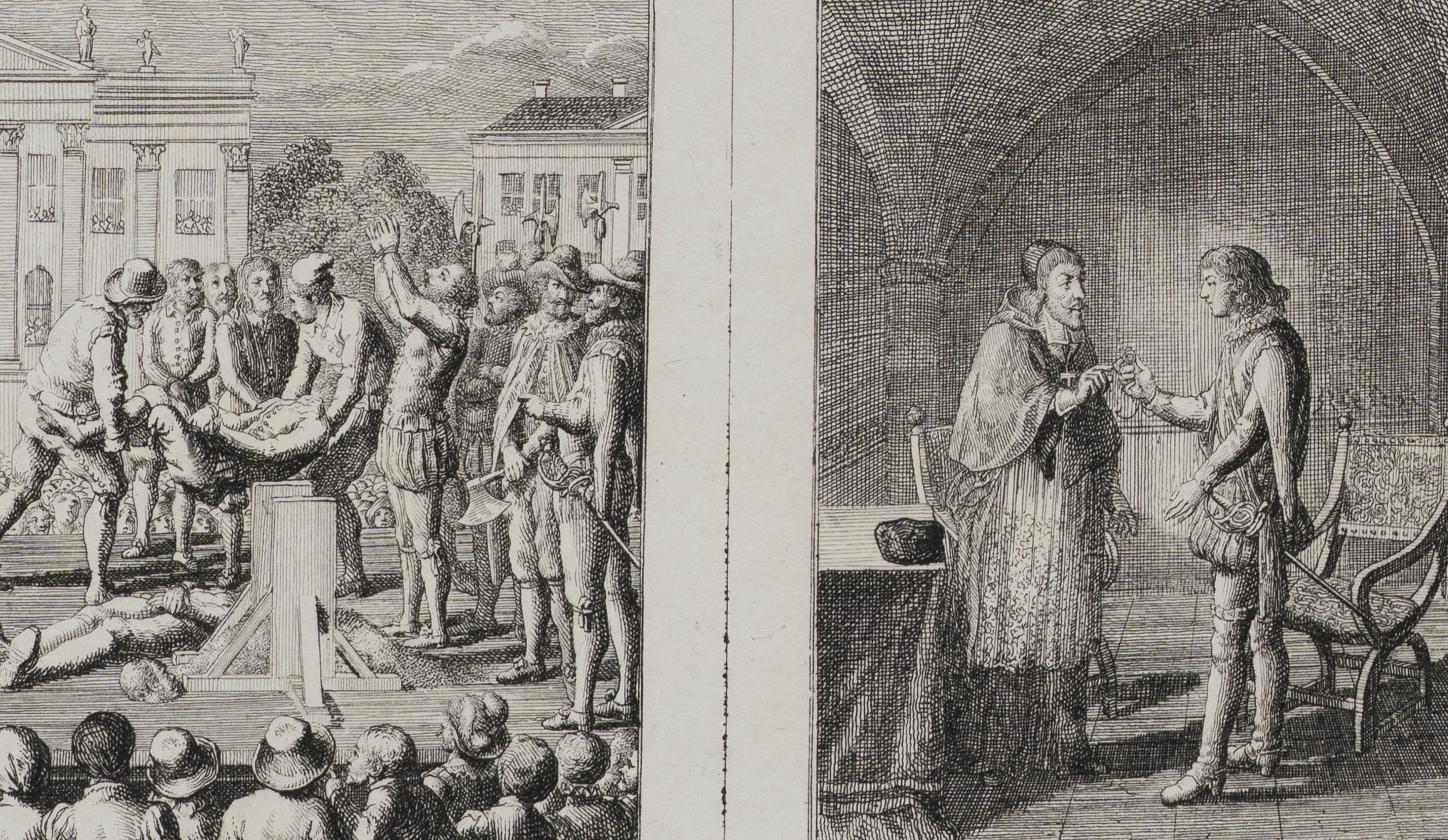 1-8. Blatt zur Geschichte der Bartholomäusnacht