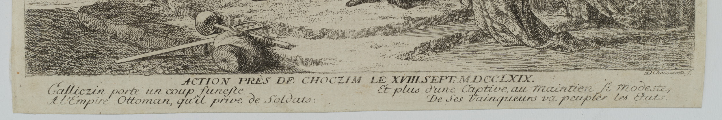 Action près de Choczim le 18. Sept. 1769