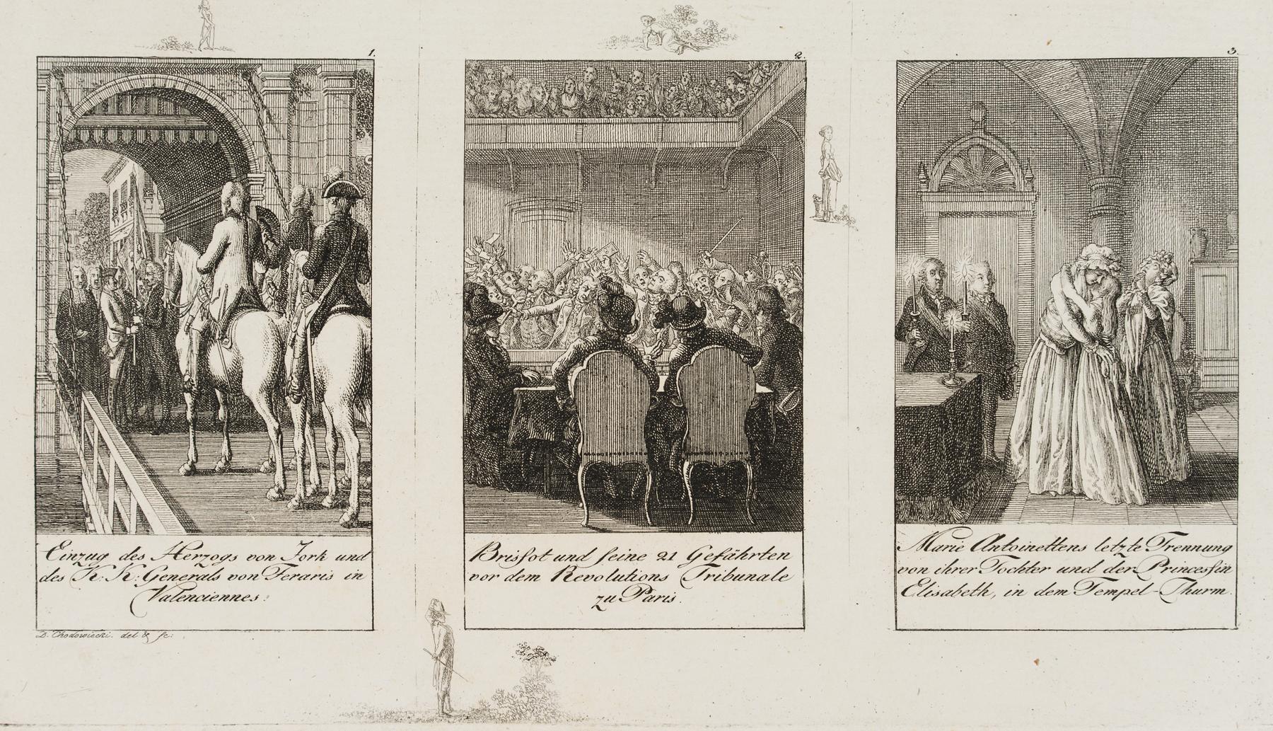 Revolutionskrieg & Marie Antoinette mit ihrer Tochter