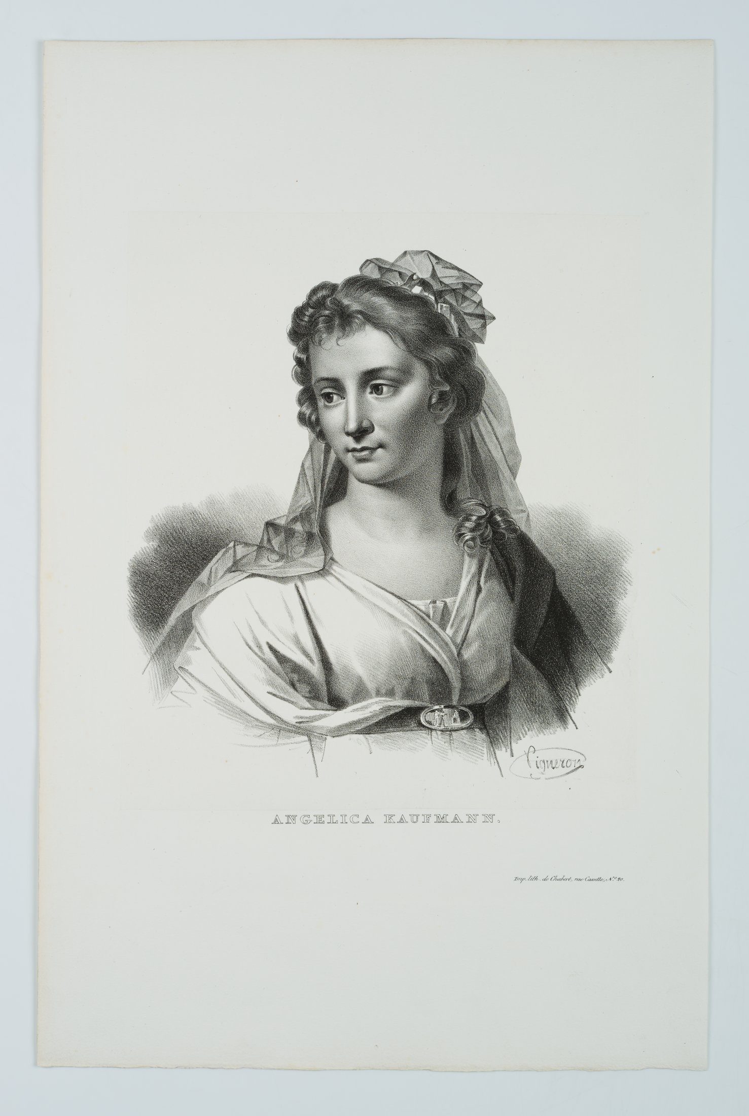 Porträt der Malerin Angelika Kauffmann (1741-1807)