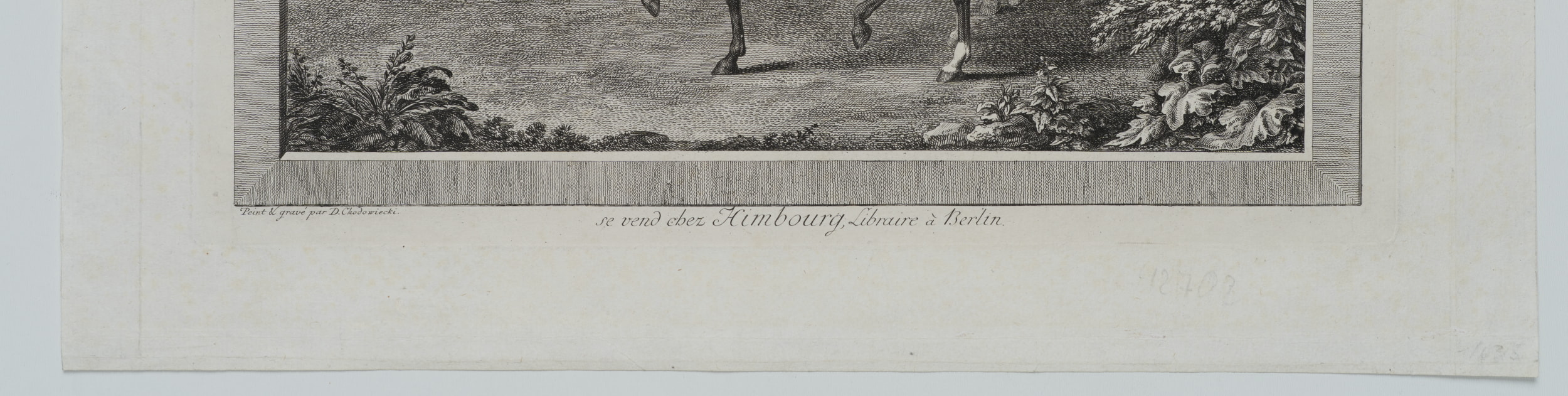 König Friedrich's II. Wachtparade in Potsdam