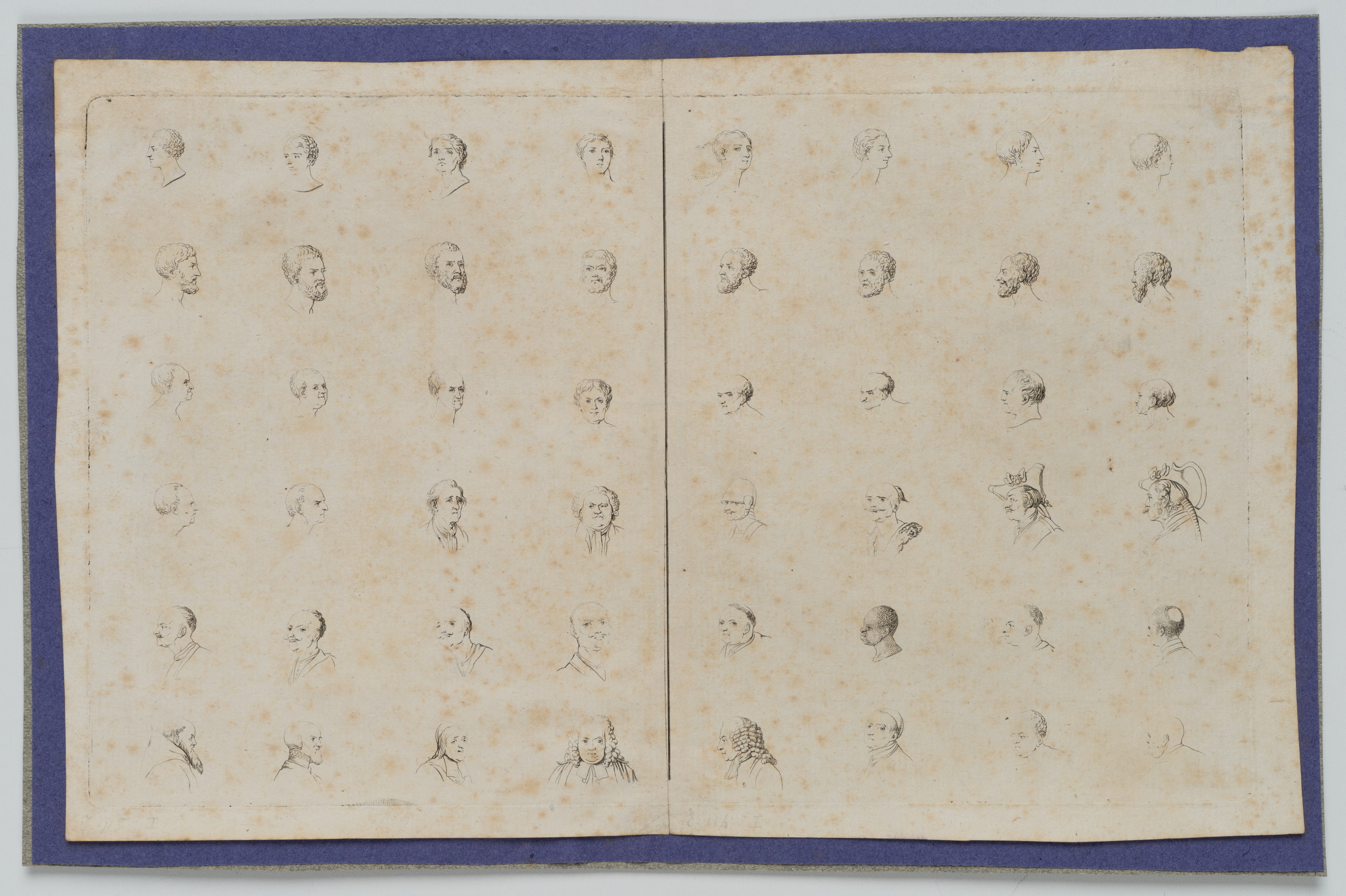 48 männliche Köpfe zu Lavater's physiognomischen Fragmenten