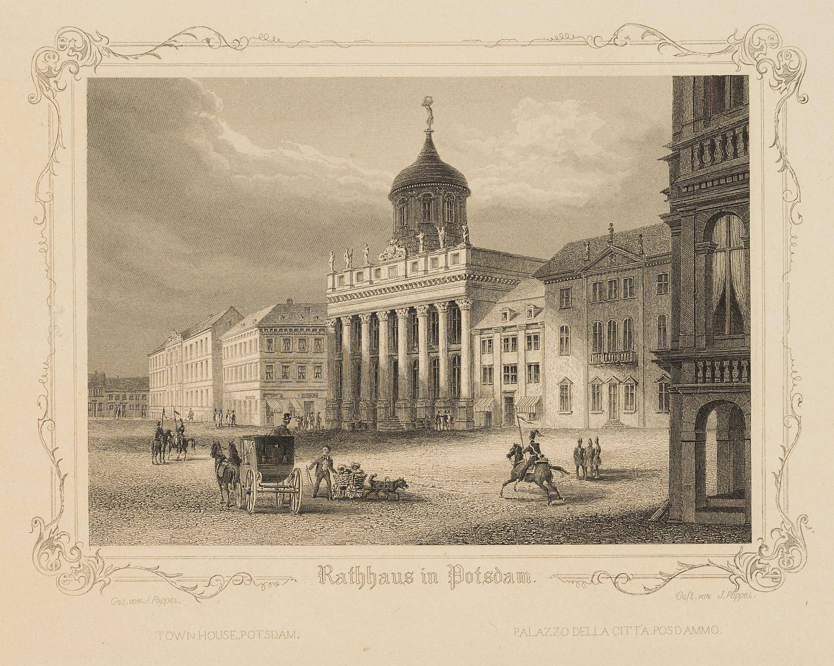 Ansicht des Rathauses in Potsdam