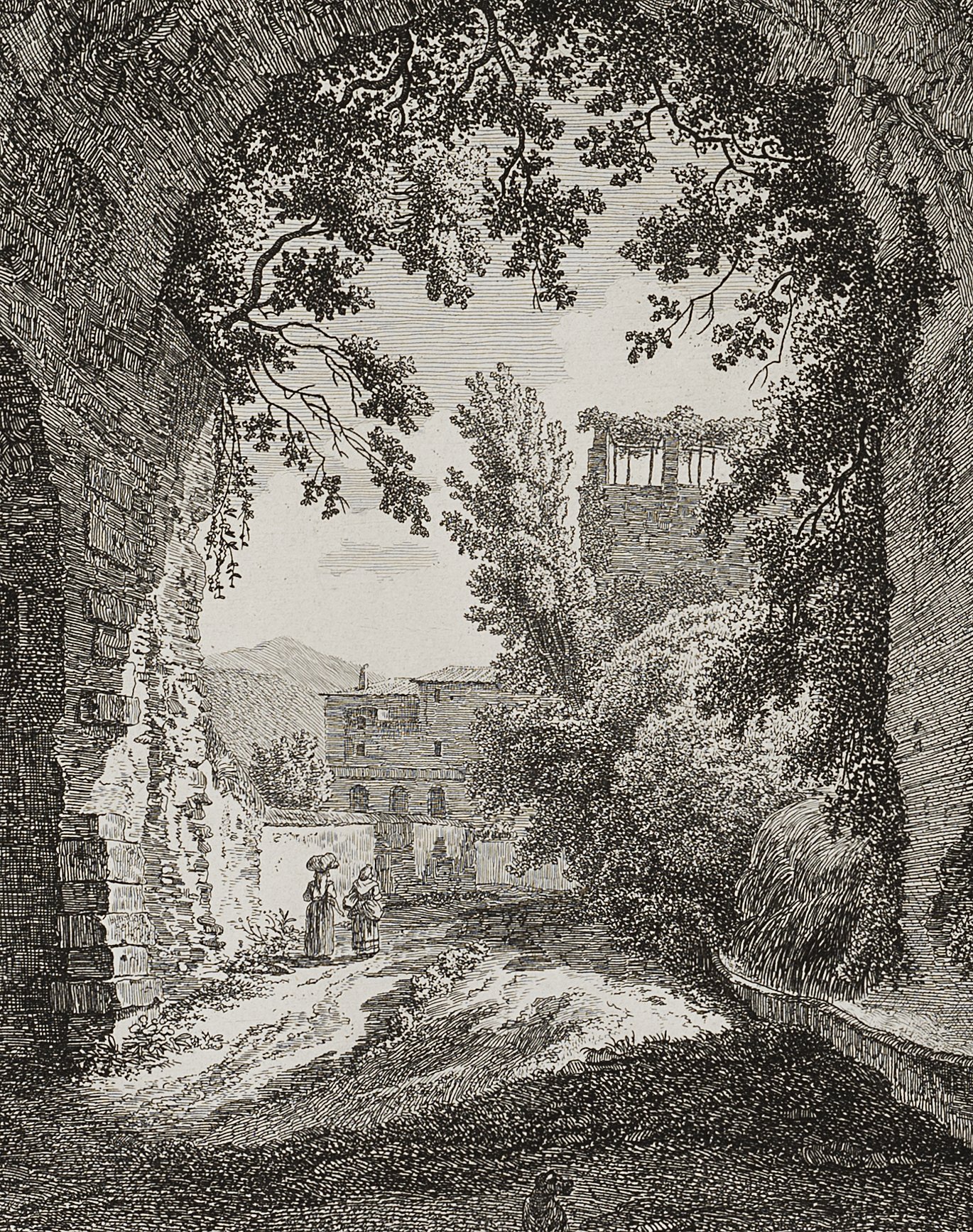 Eingang zur Villa des Maecenas