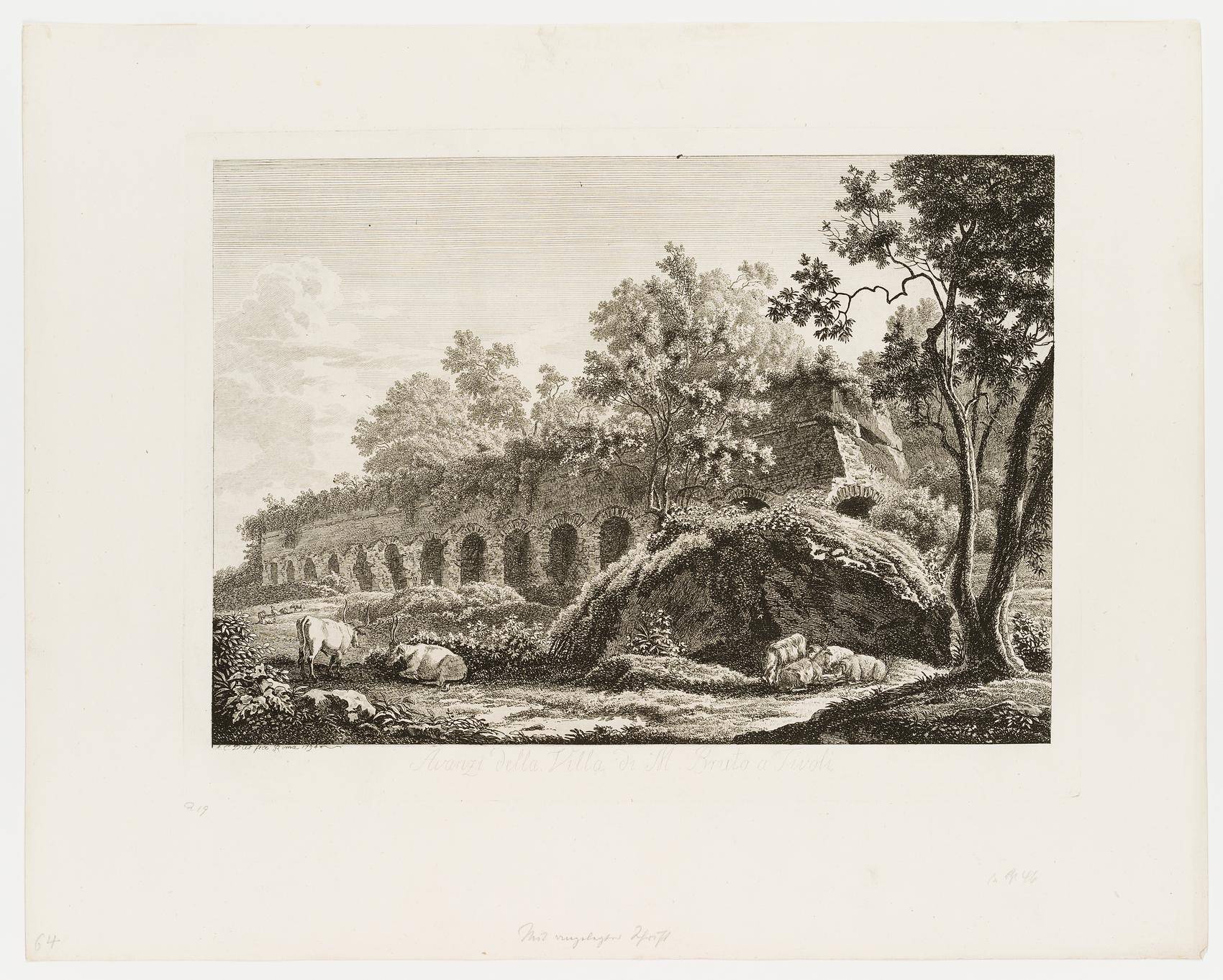 Die Villa des Brutus in Tivoli