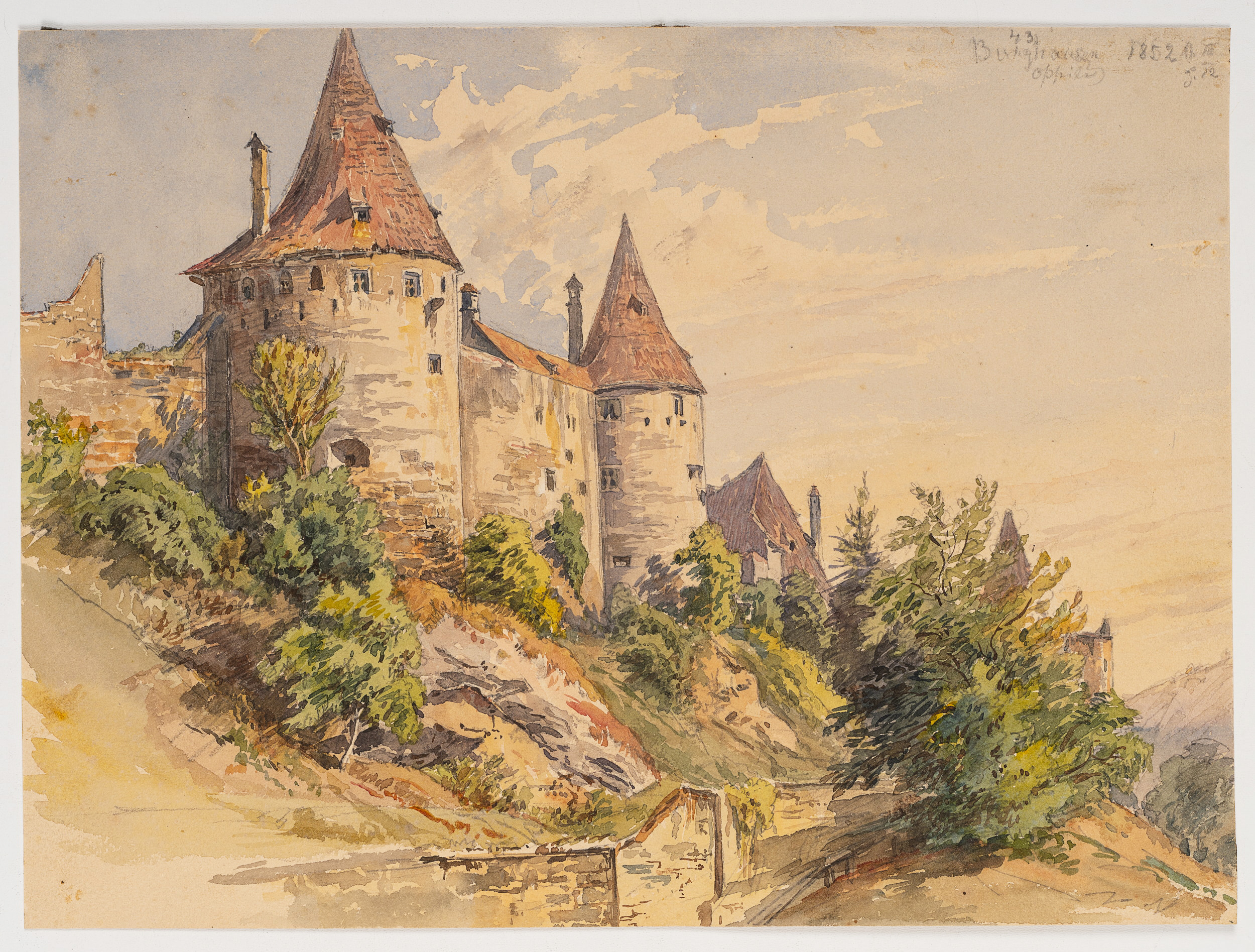 Röhrenkehrerturm und Zimmermeisterturm in der Festung Burghausen