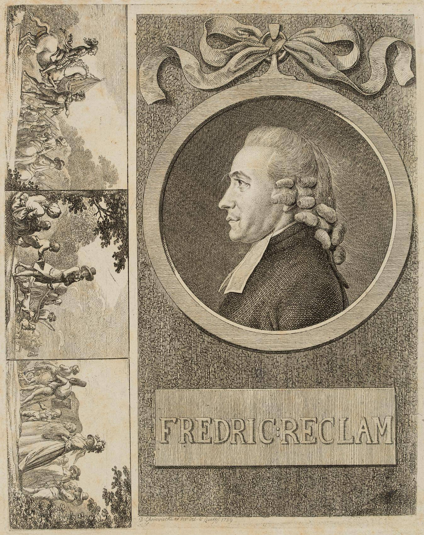 Portrait des Predigers Friedrich Reclam