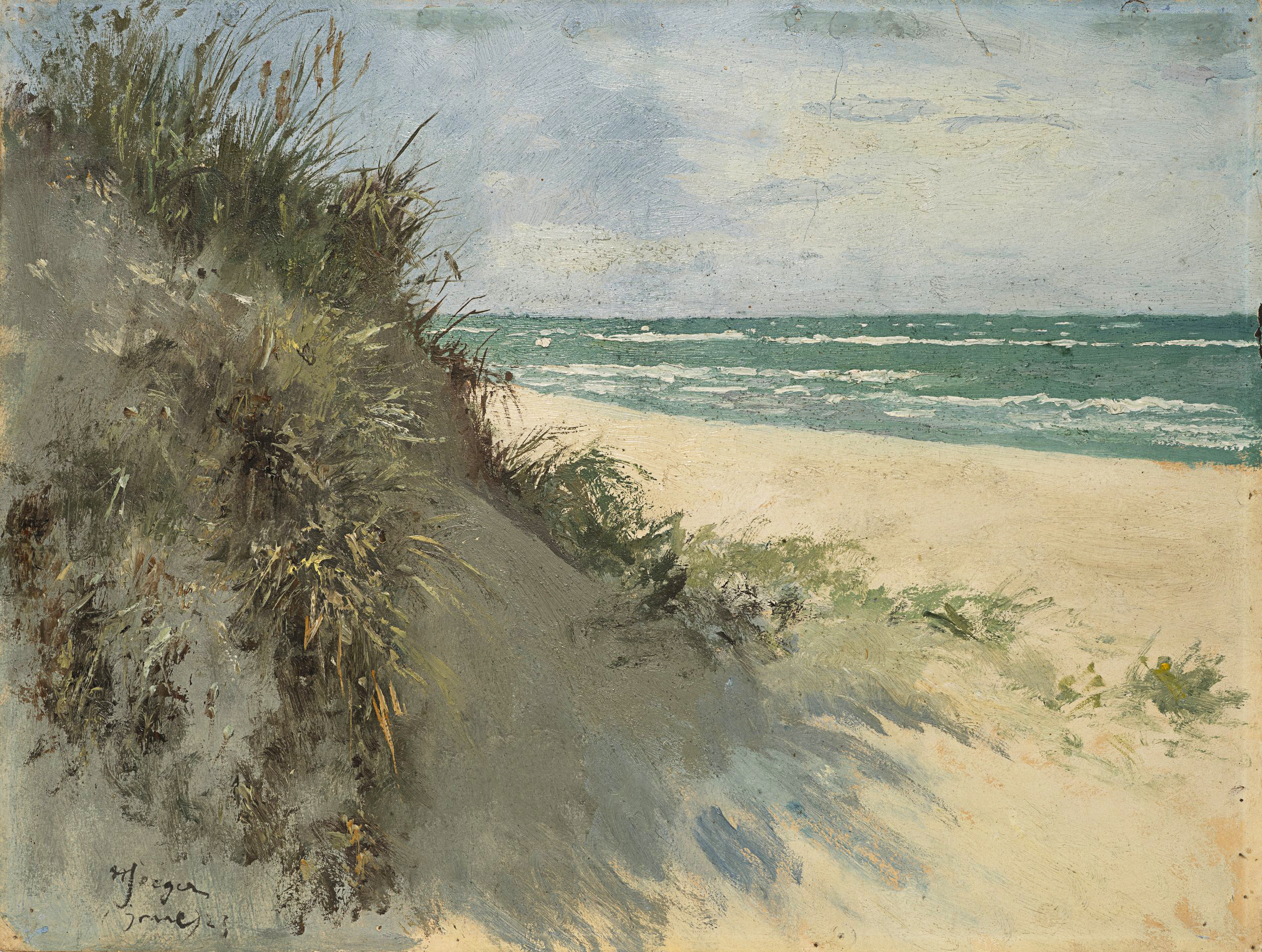 Düne mit Blick aufs Meer