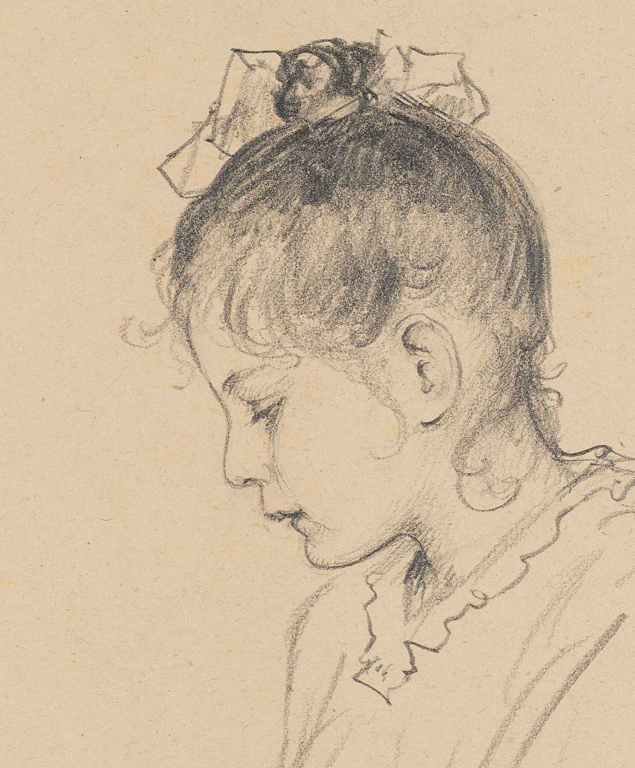 Mädchenportrait. Tochter des Künstlers