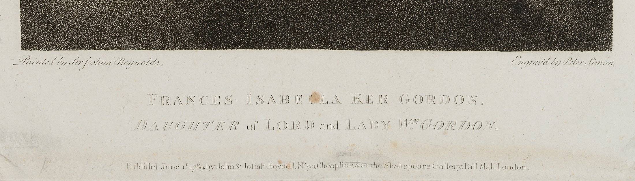 nach Joshua Reynolds: A Child's Portrait in different Views, Angels Heads