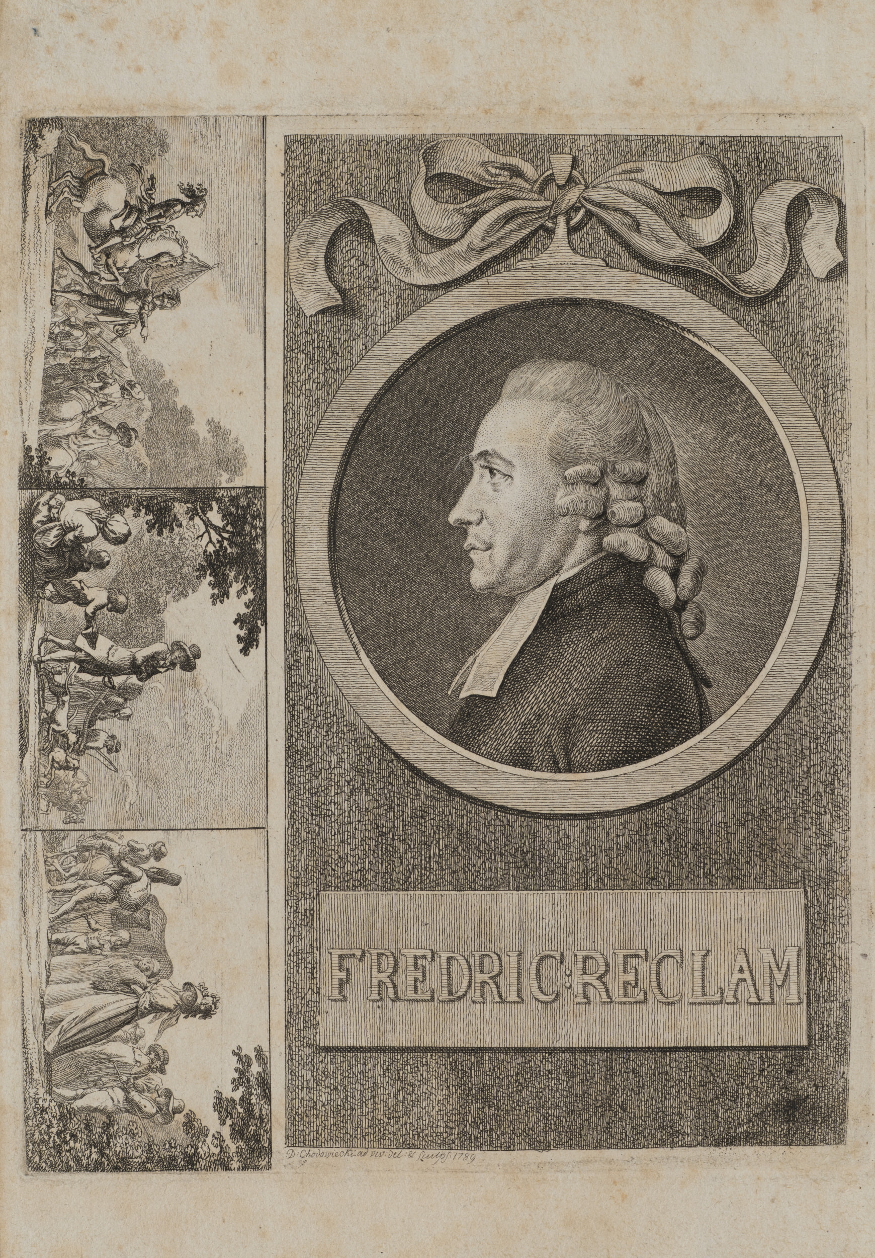 Portrait des Predigers Friedrich Reclam