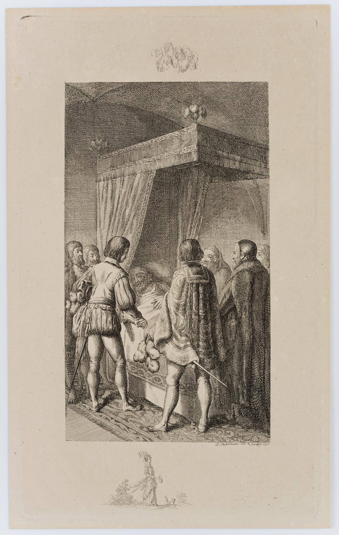 Otto der Erlauchte auf dem Sterbebette