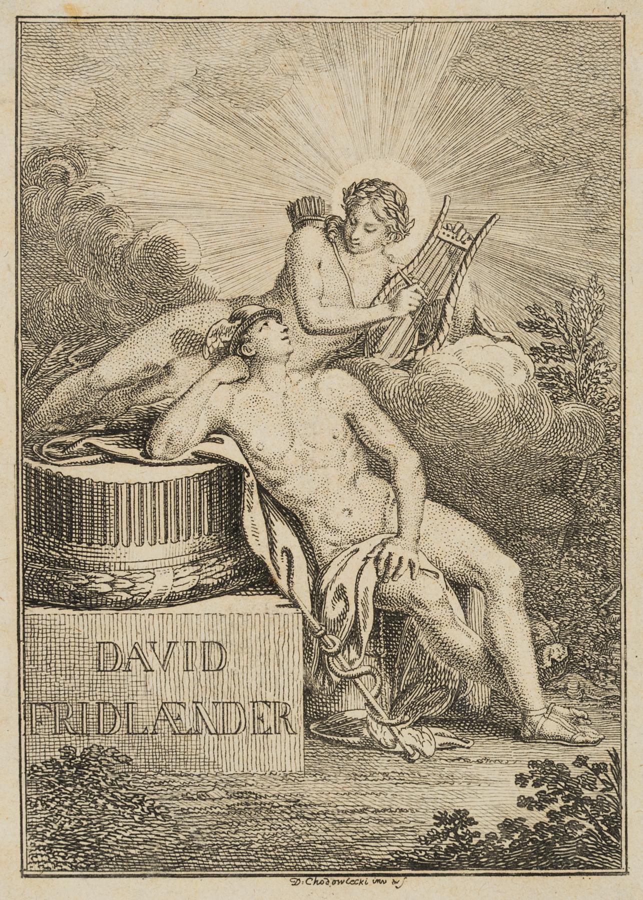 David Fridländer's Bibliothekszeichen