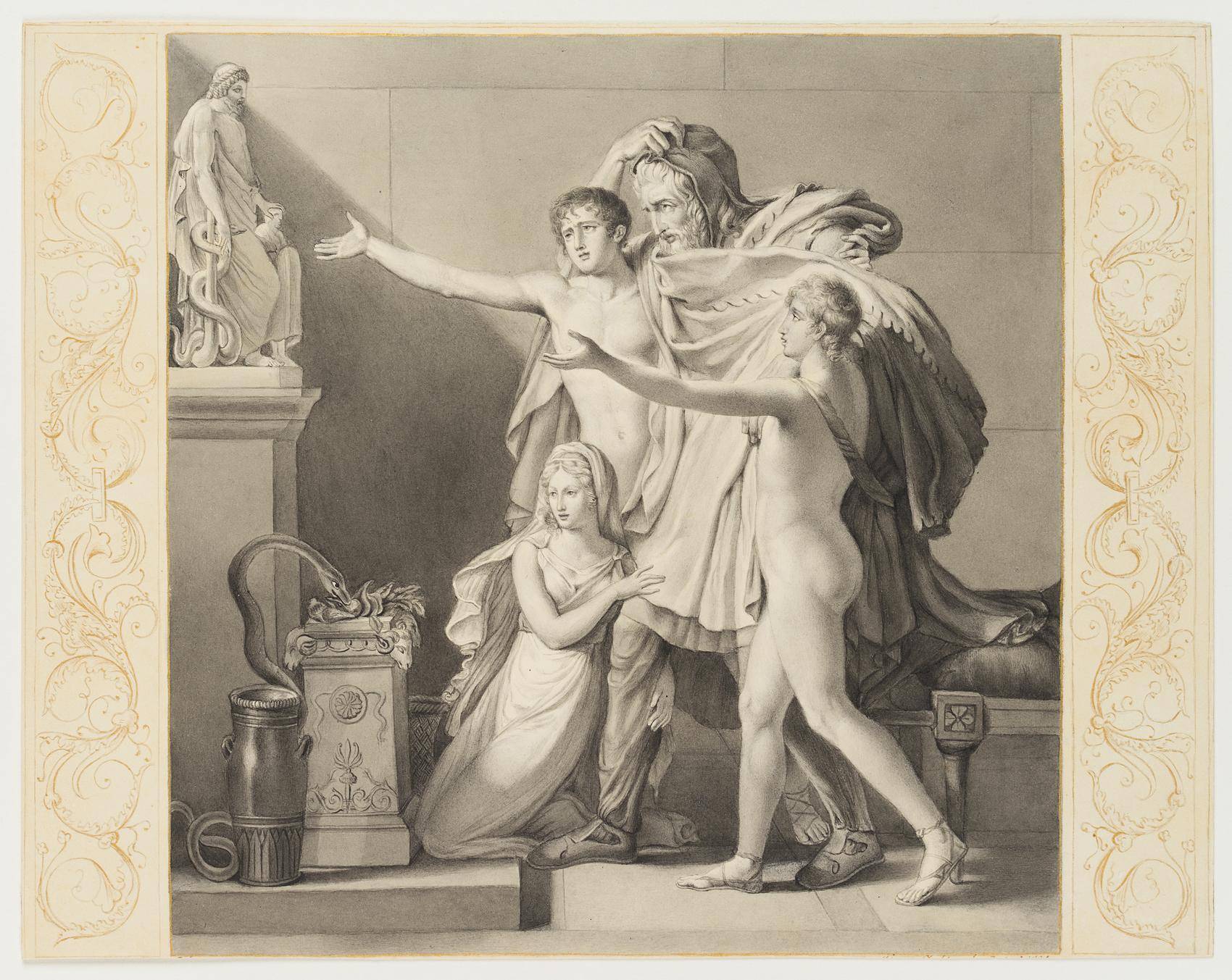 nach Pierre Narcisse Guérin (1774-1833), L'Offrande à Esculape