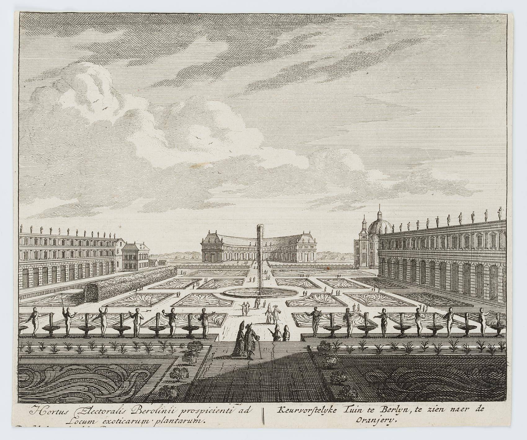 Ansicht des Berliner Lustgartens mit Stadtschloss