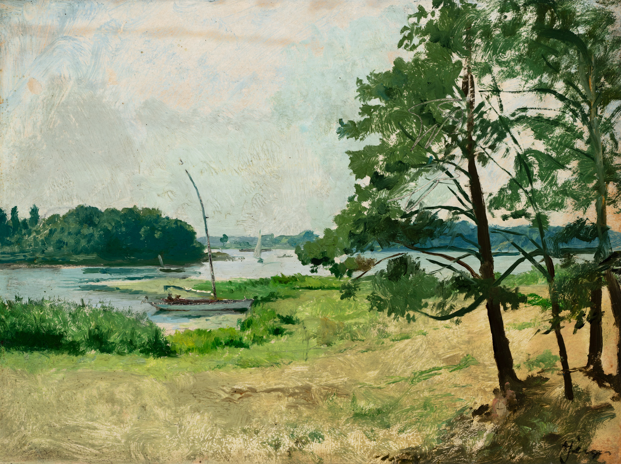 Lieper Bucht mit Segelbooten