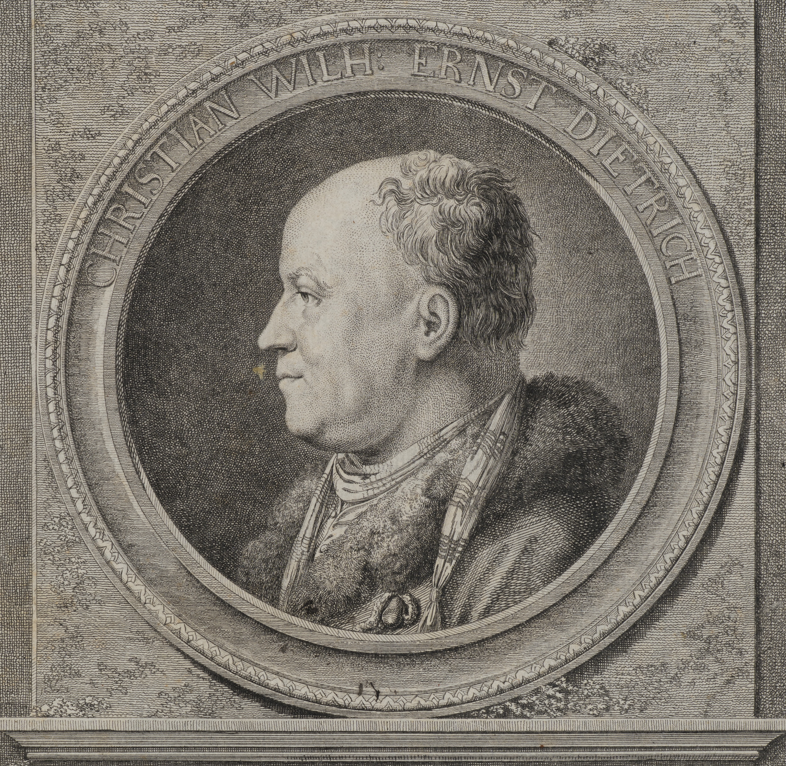 Portrait von Christian Wilhelm Ernst Dietrich