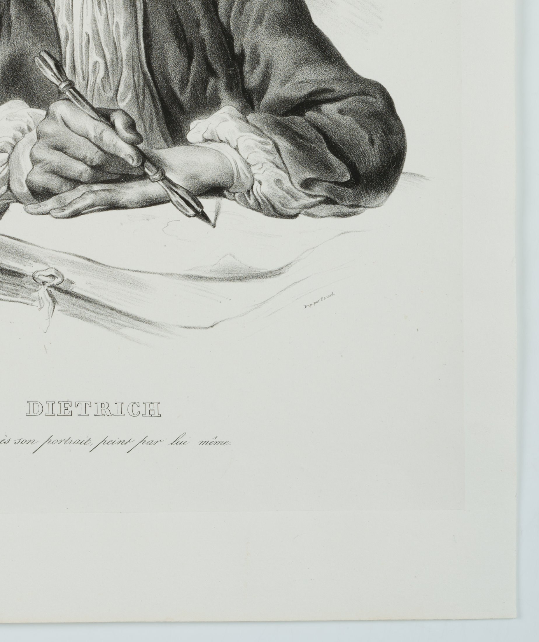 Porträt des Malers Christian Wilhelm Ernst Dietrich, gen. Dietricy (1712-1774)