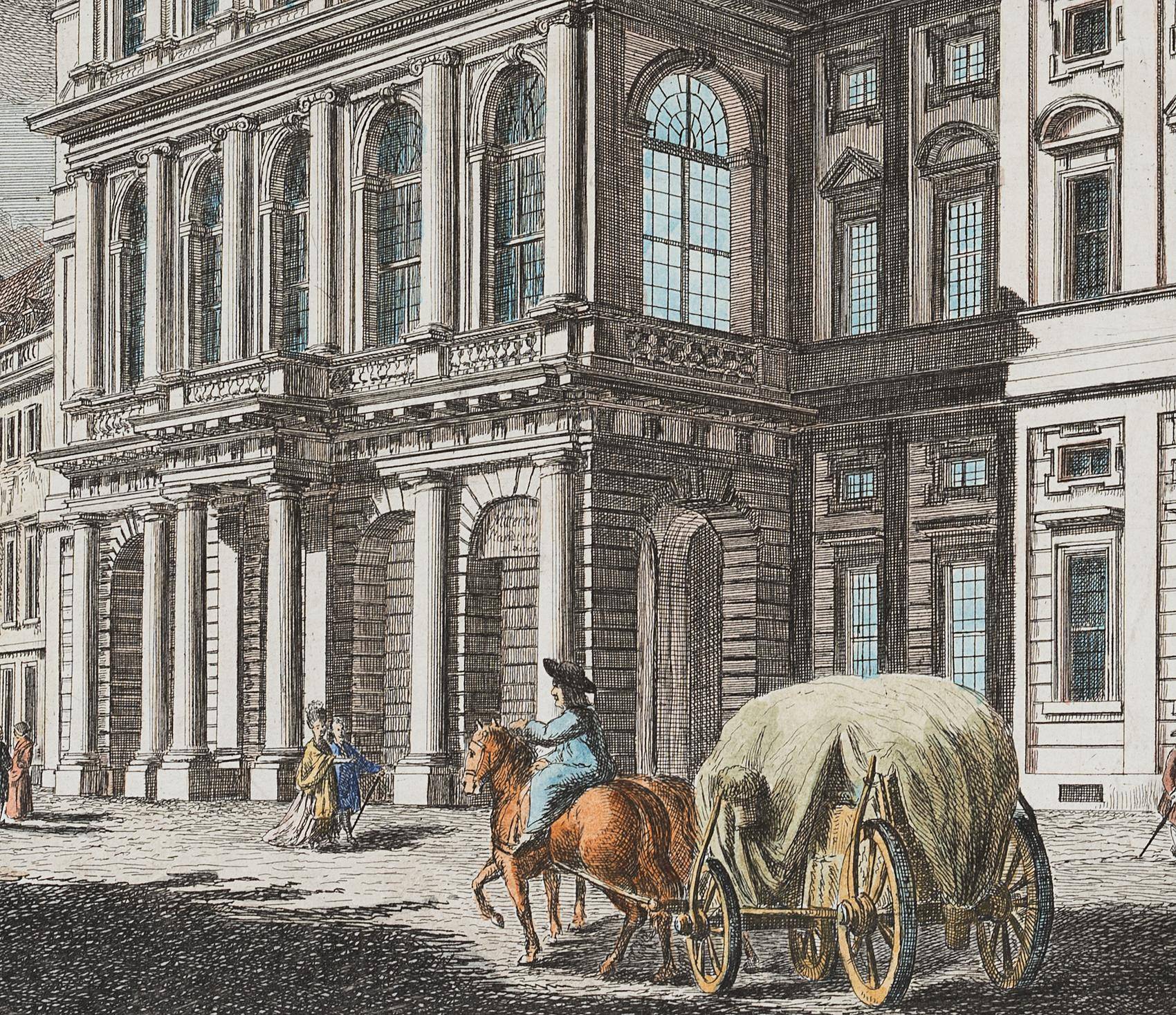 Westseite des Palast Barberini in Potsdam