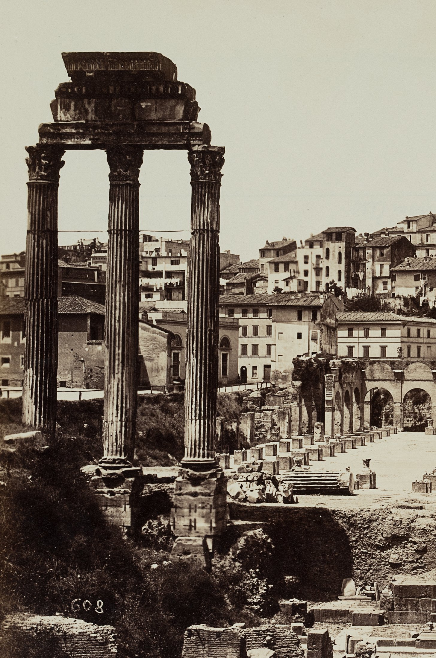 Forum Romanum vom Dioskurentempel zum Senatorenpalast