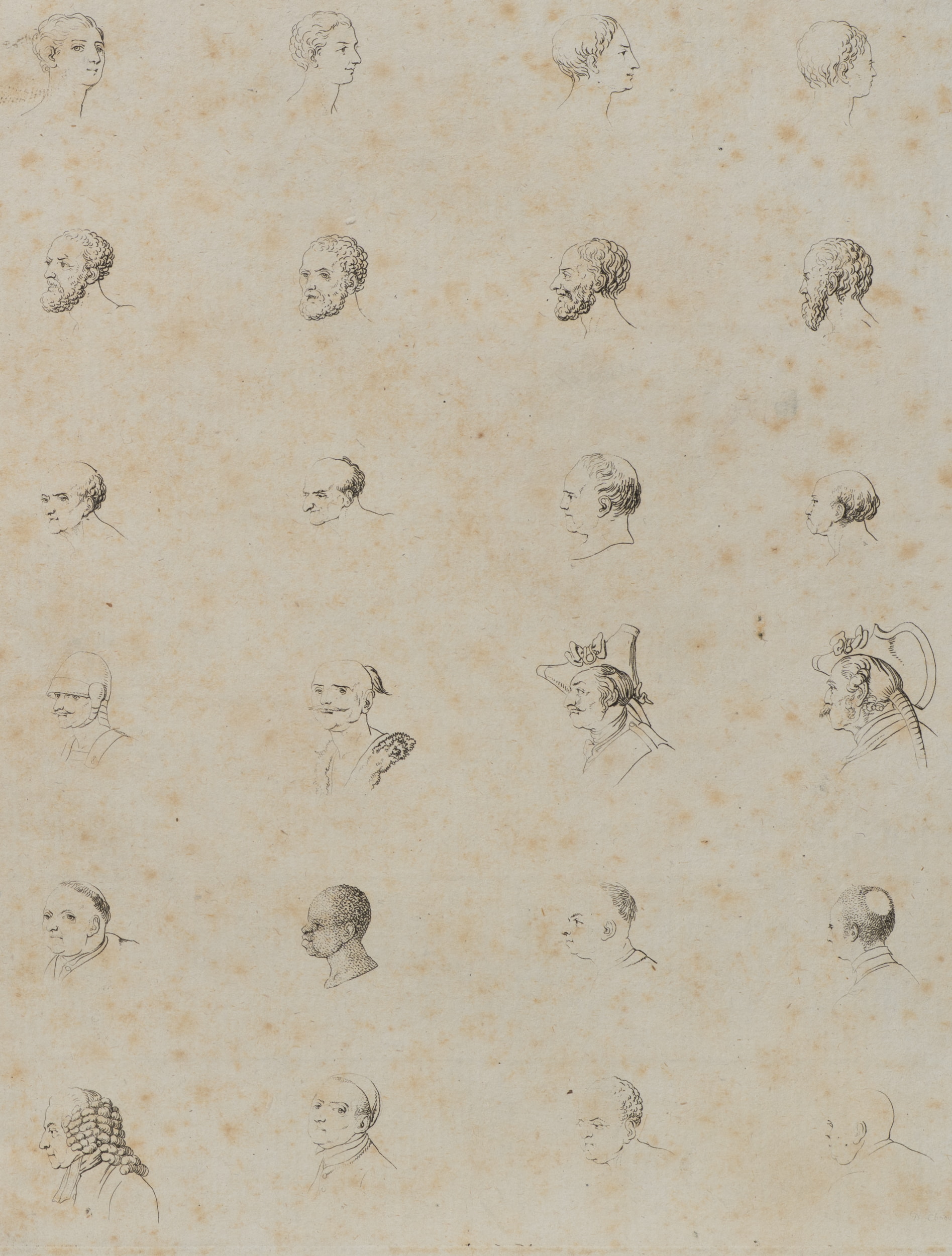 48 männliche Köpfe zu Lavater's physiognomischen Fragmenten