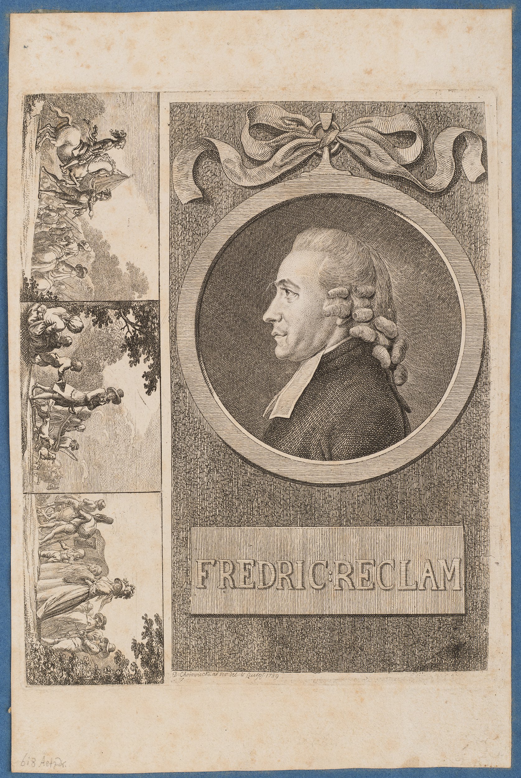 Porträt des Predigers Friedrich Reclam