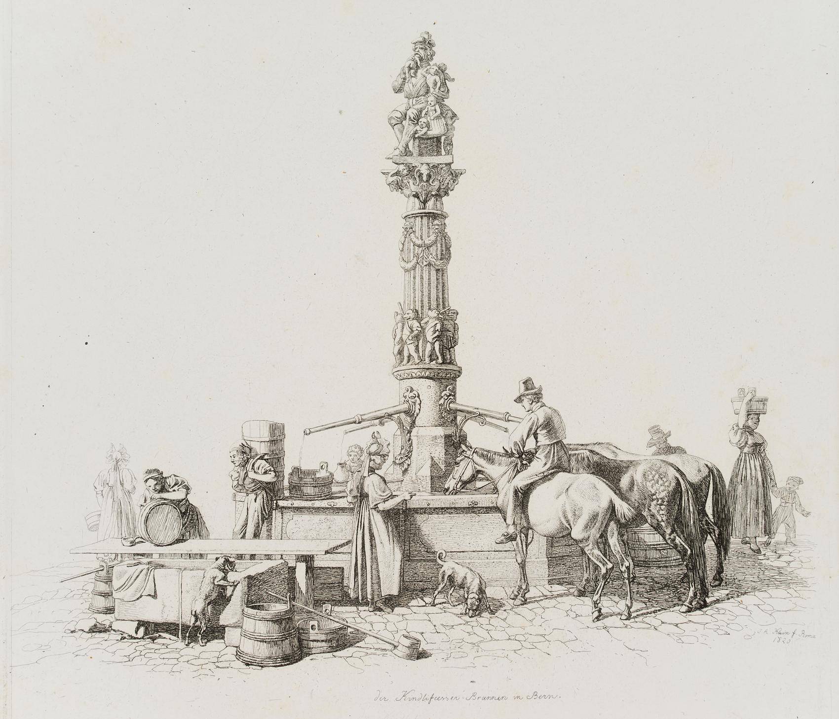 Der Kindlifresser-Brunnen in Bern