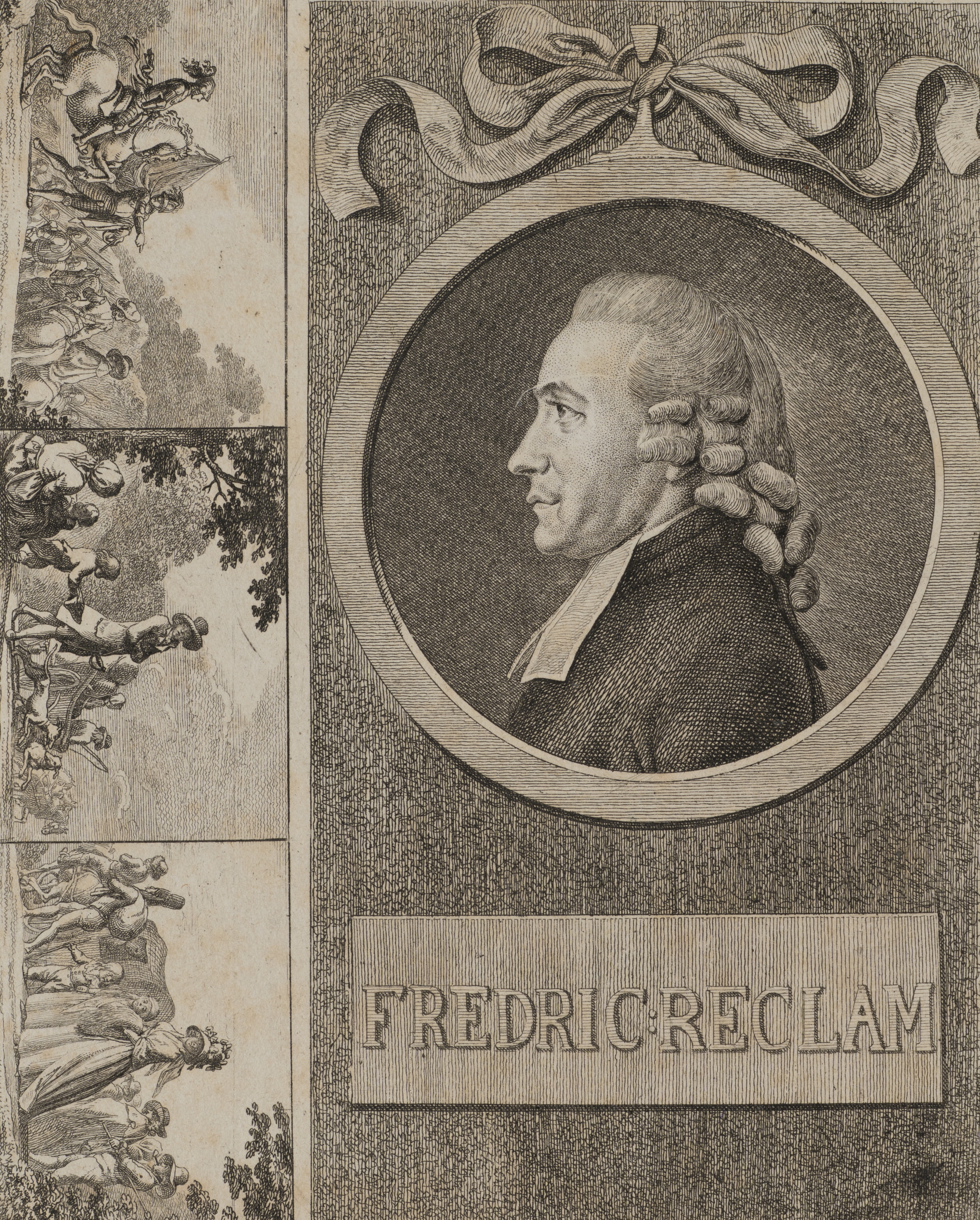 Portrait des Predigers Friedrich Reclam