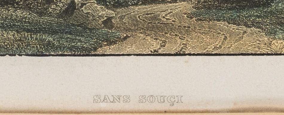 Nach I. Ahrens, Romantische Ansicht des Schlosses Sanssouci