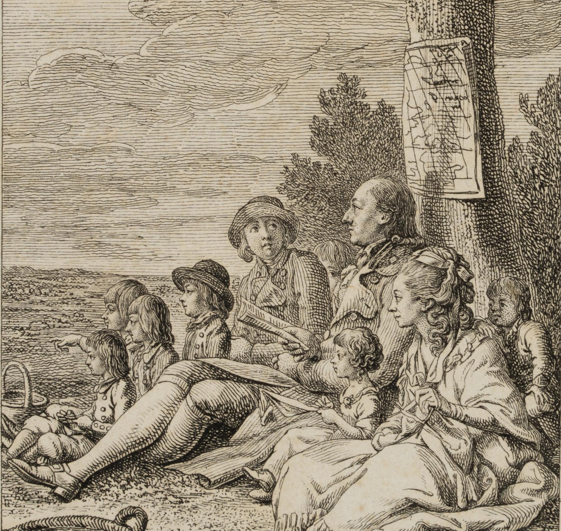 Joachim Heinrich Campe mit seiner Familie