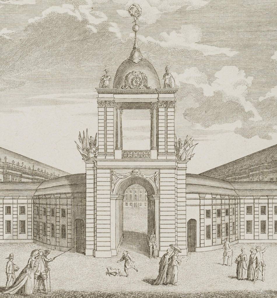 Ansicht des Hauptportals des Stadtschlosses in Potsdam