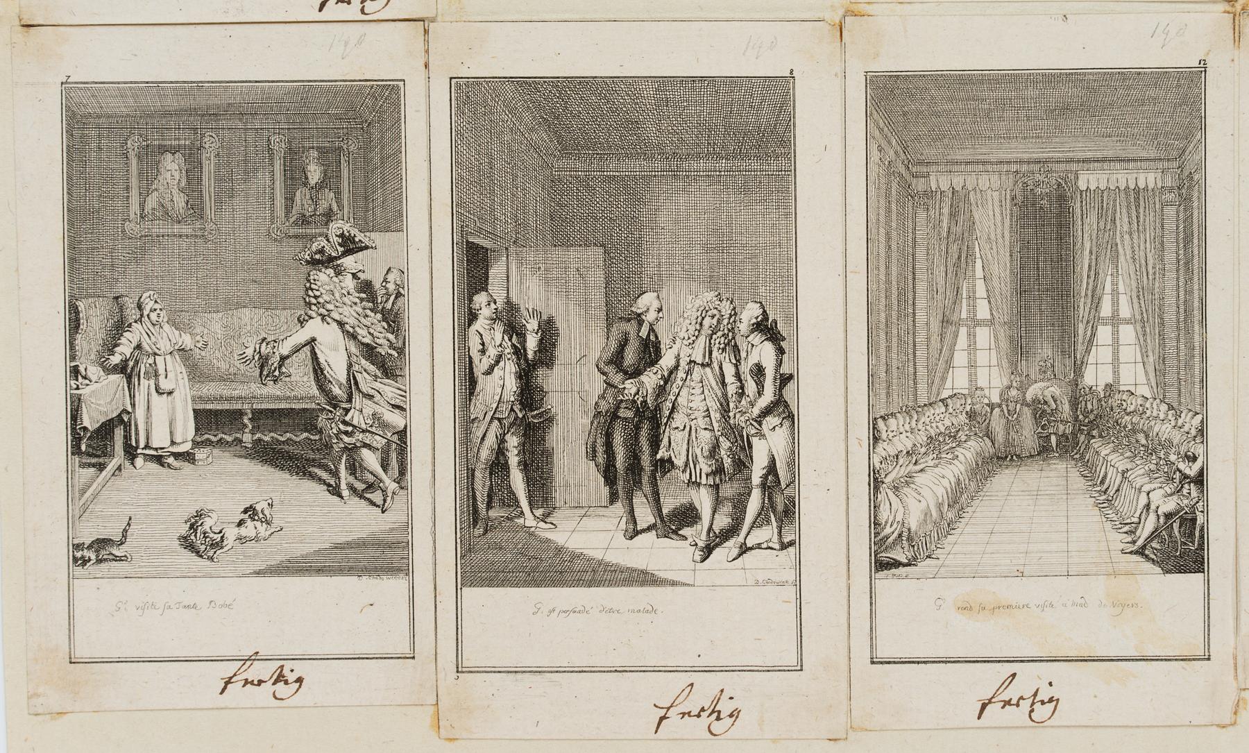 12 Blätter zu der Geschichte des Blaise Gaulard