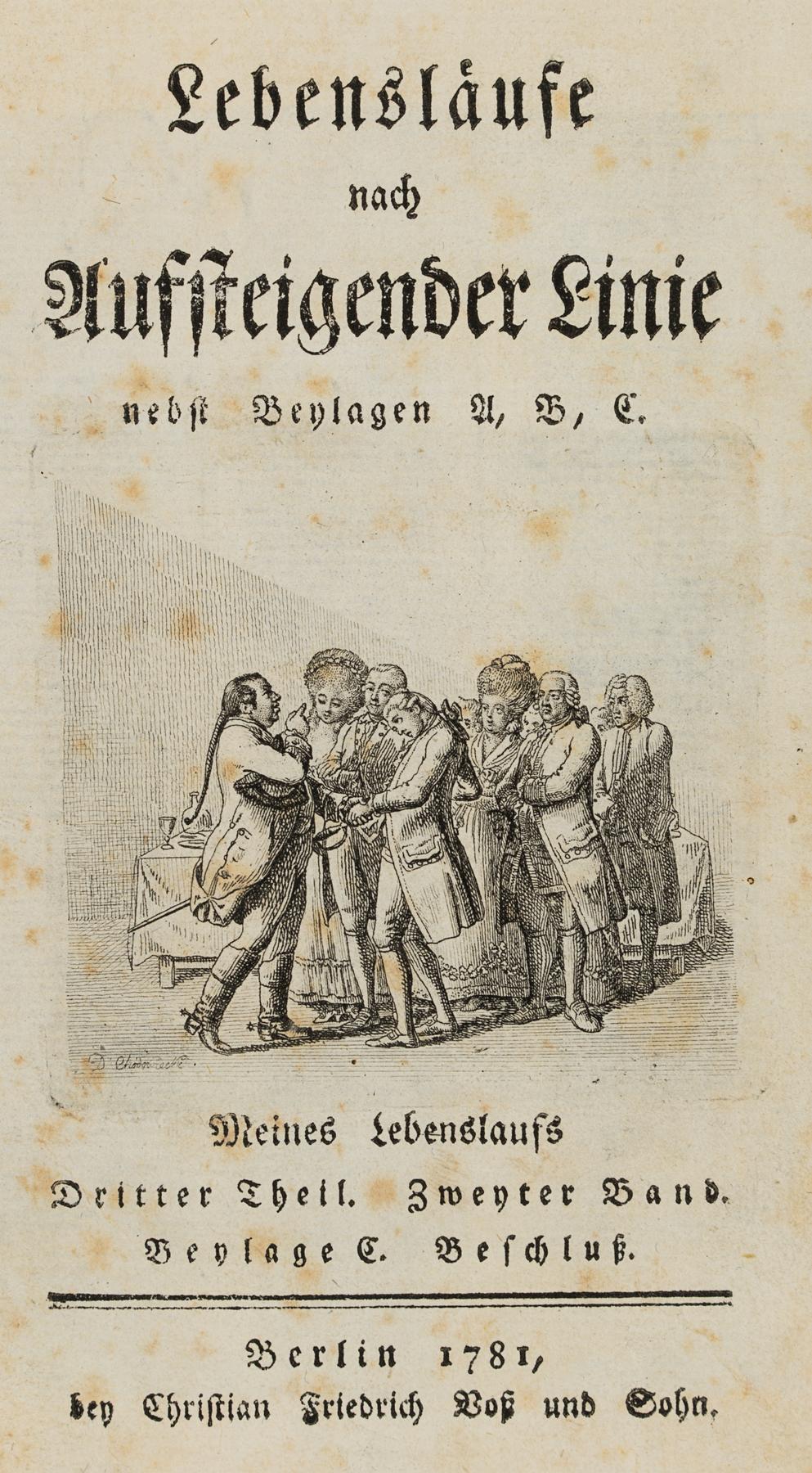 Verlobungsprozession mit Titel