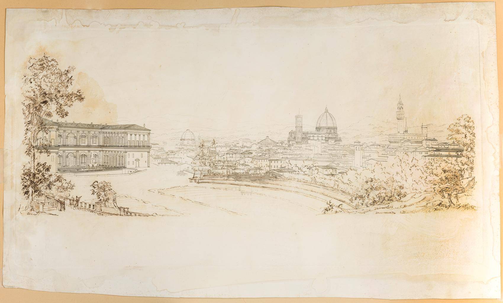 Blick auf Florenz vom Boboli-Garten aus