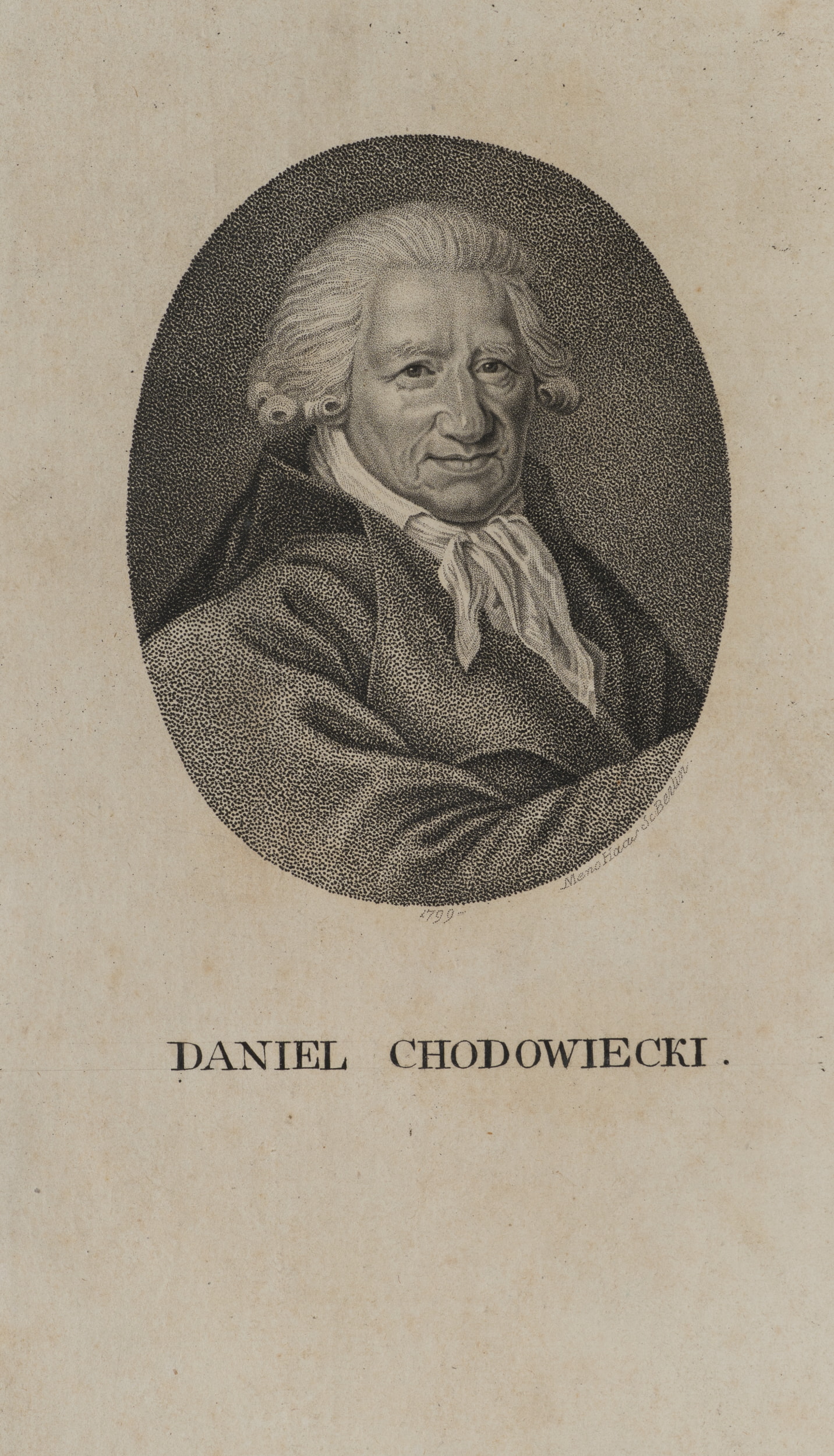 Porträt des Daniel Nikolaus Chodowiecki